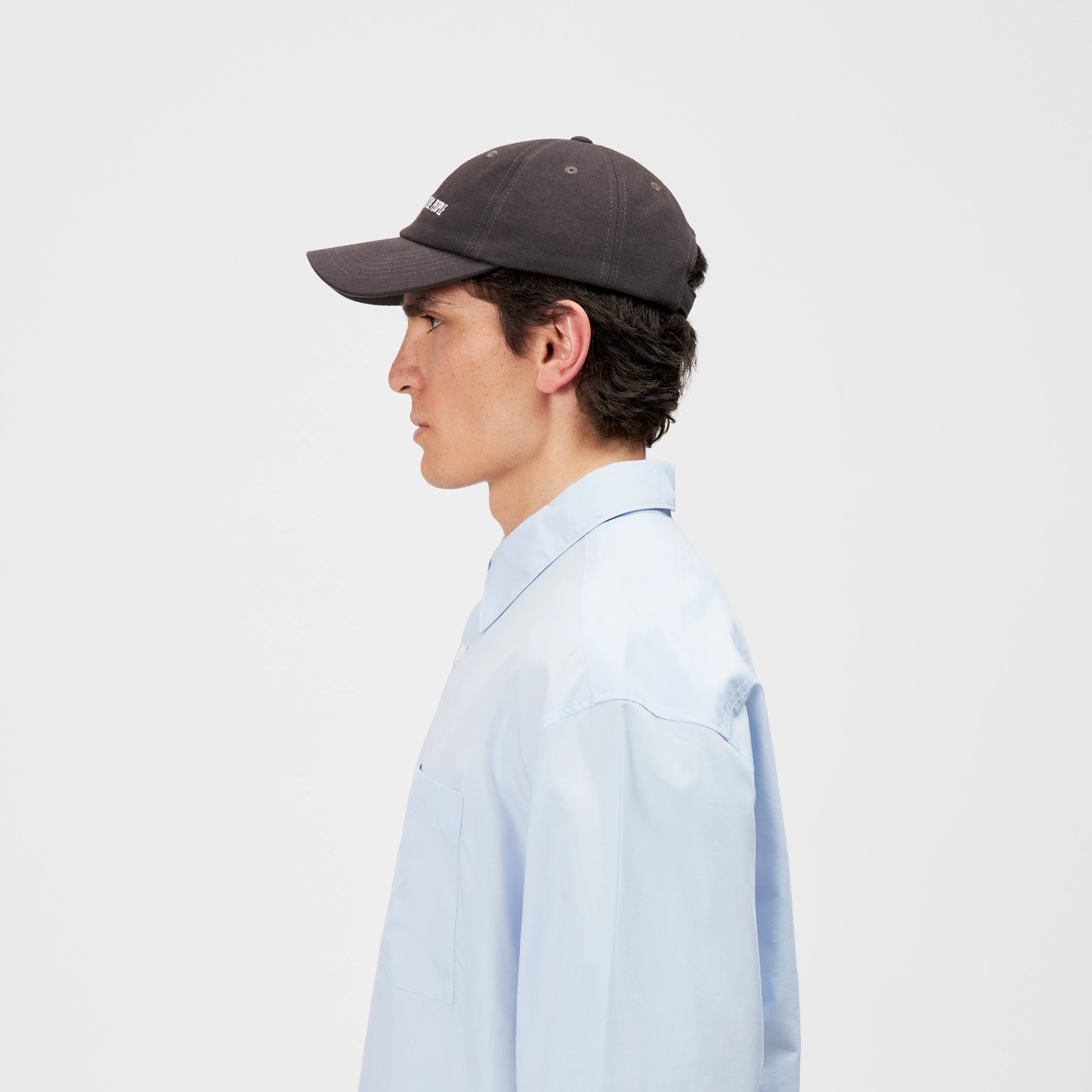 JESPER - Cap in Baumwolle - Unisex - braun - Seitenansicht
