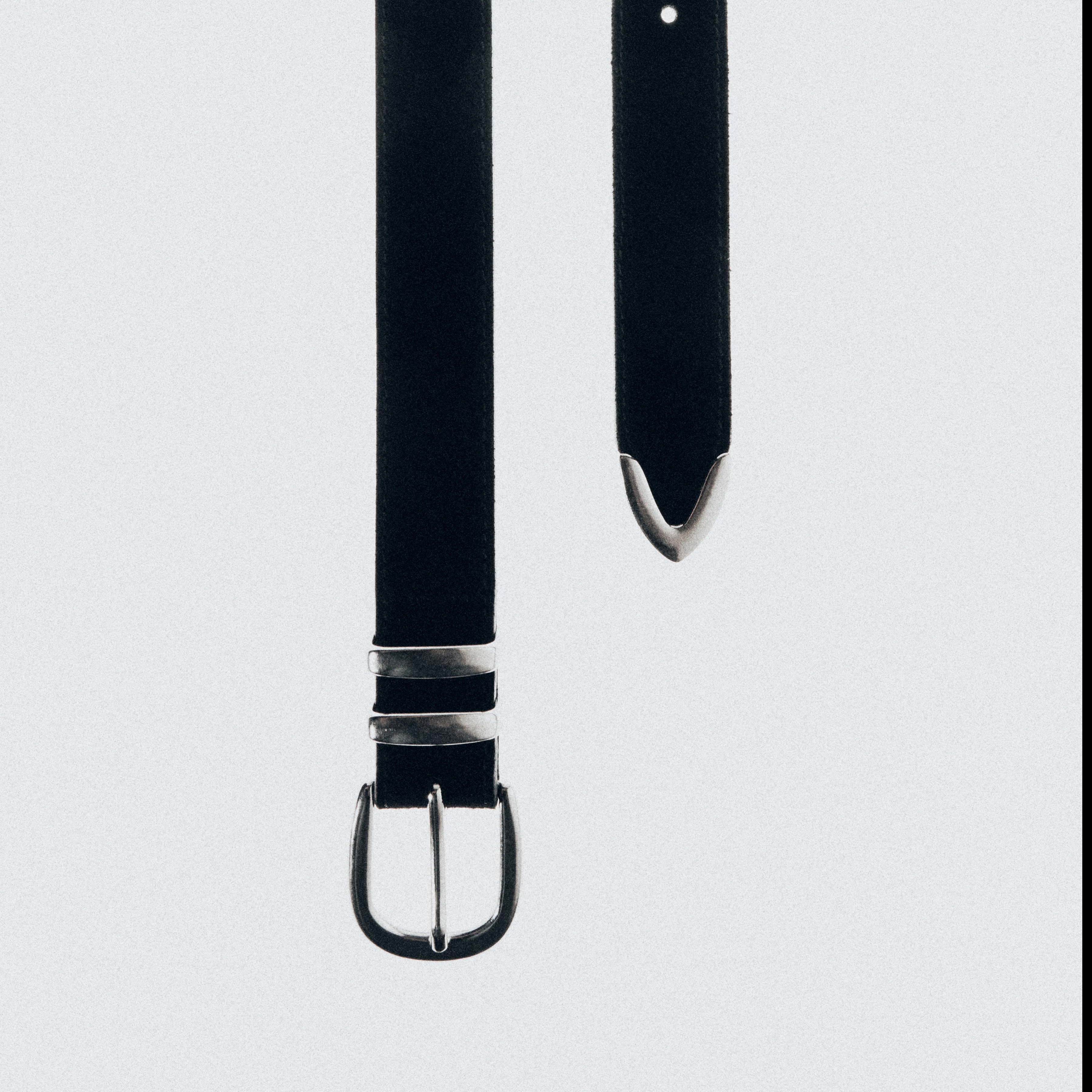 LIINO - Pure leather belt - unisex - black
