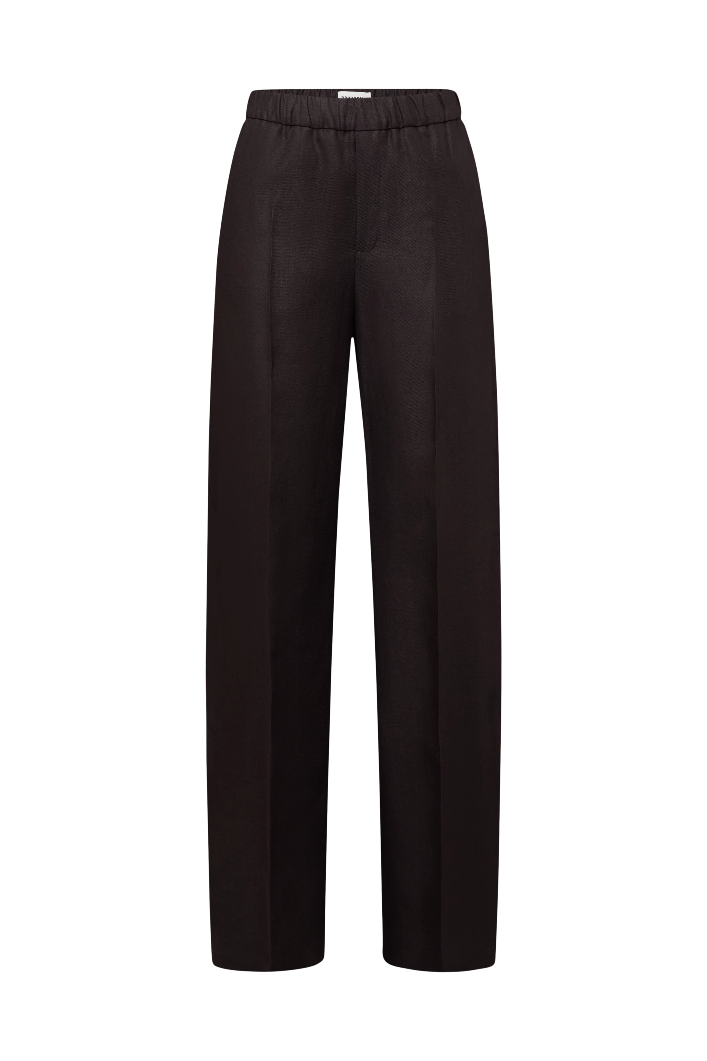 CONSIDER - Schlupfhose mit Barrel-Leg aus reinem Leinen - Damen - braun - Freisteller Frontansicht