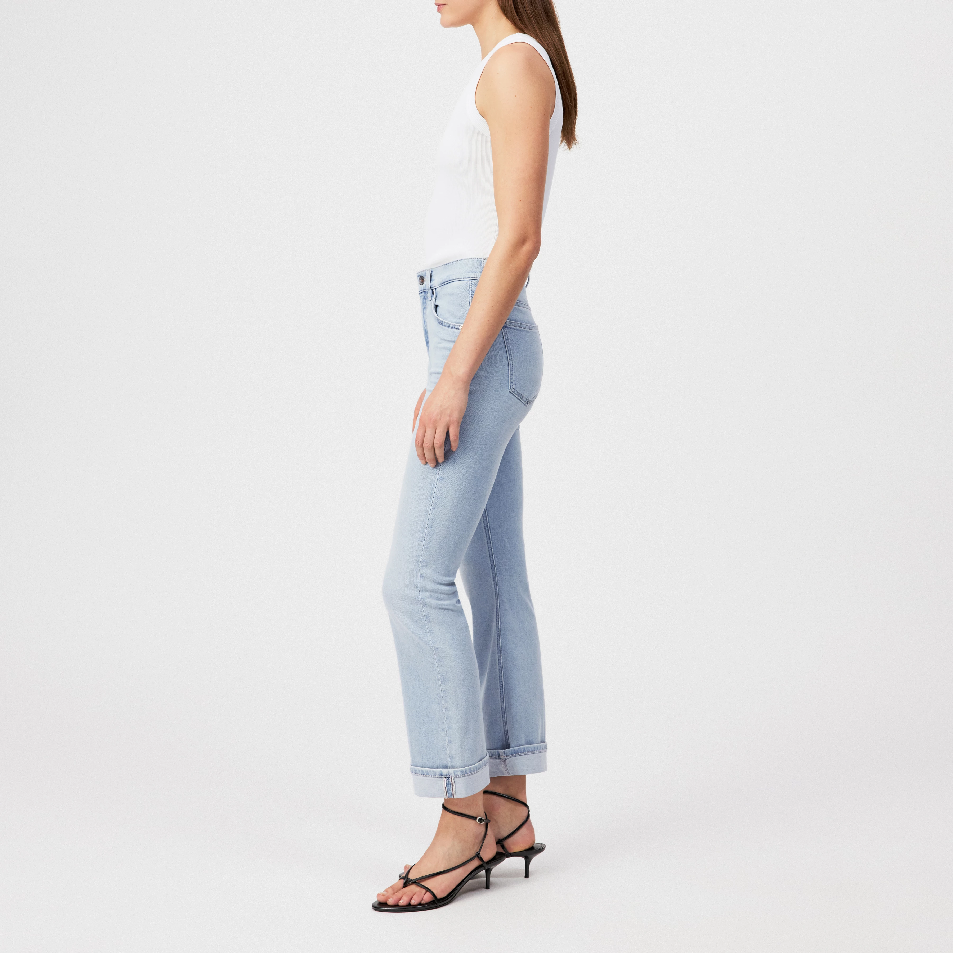 DULY - Slim Fit Jeans in Denim - women - blue - Seitenansicht