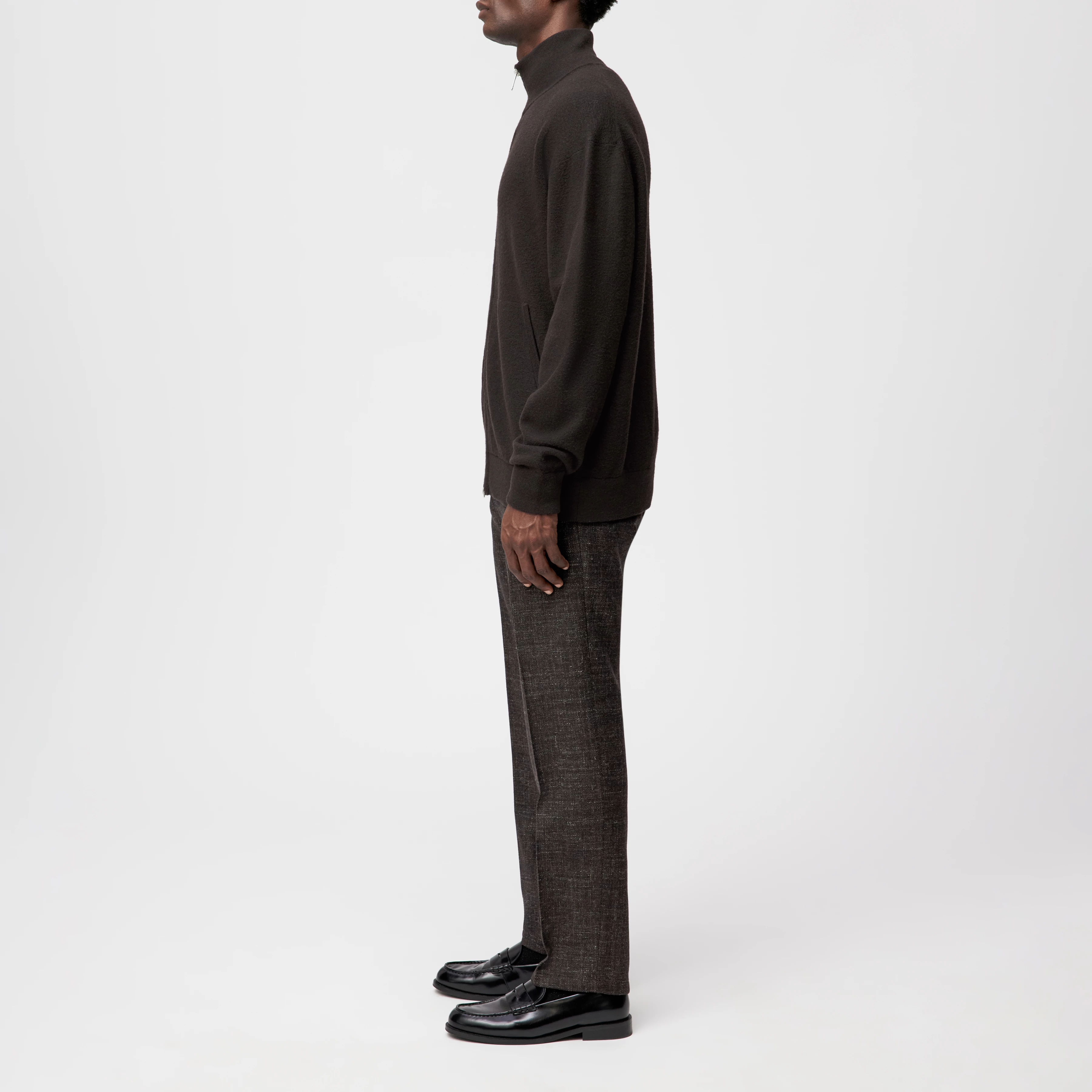 Janor Men cardigan JANOR in brown from DRYKORN