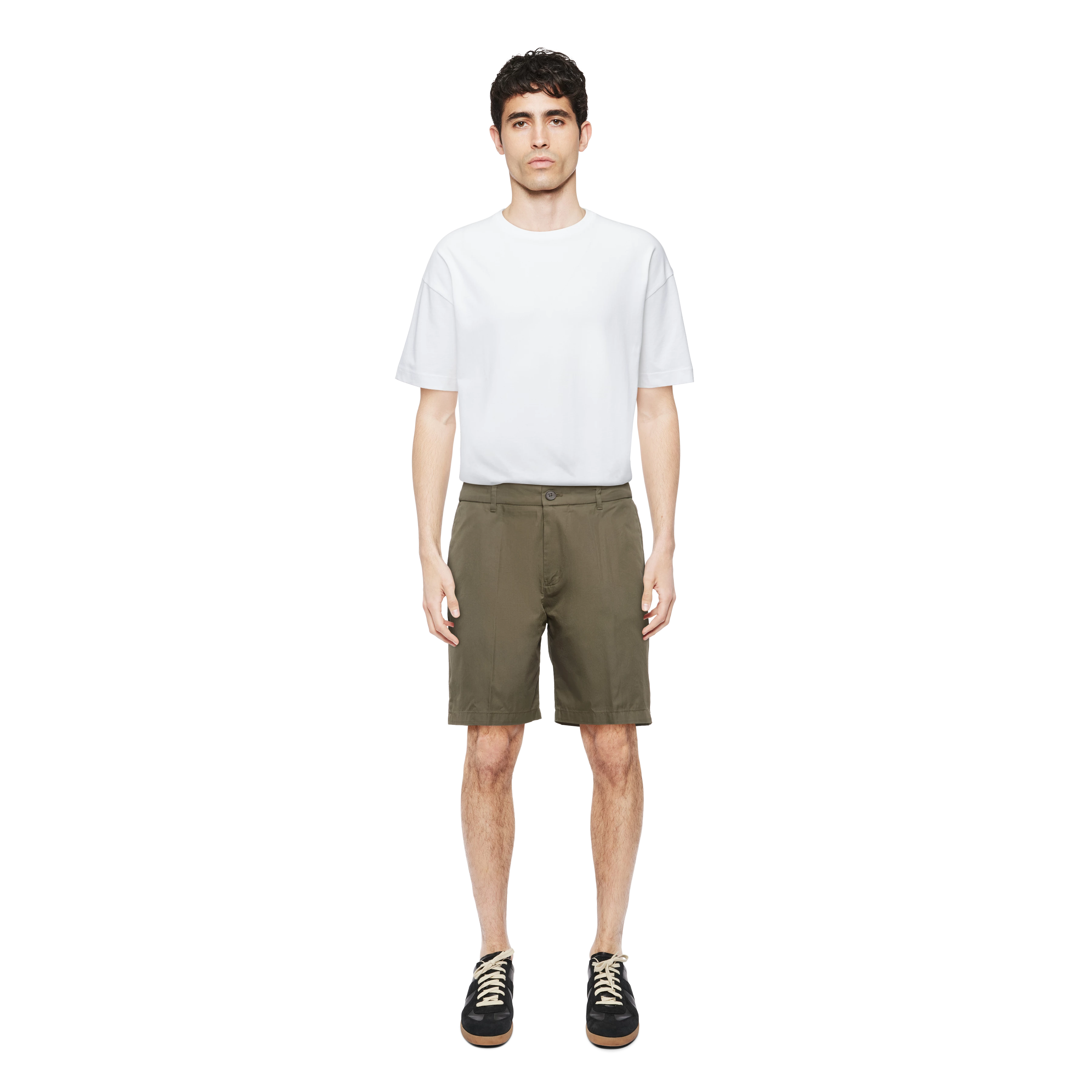 YASAN - Shorts in nylon - men - green - Ganzkörper-Frontansicht