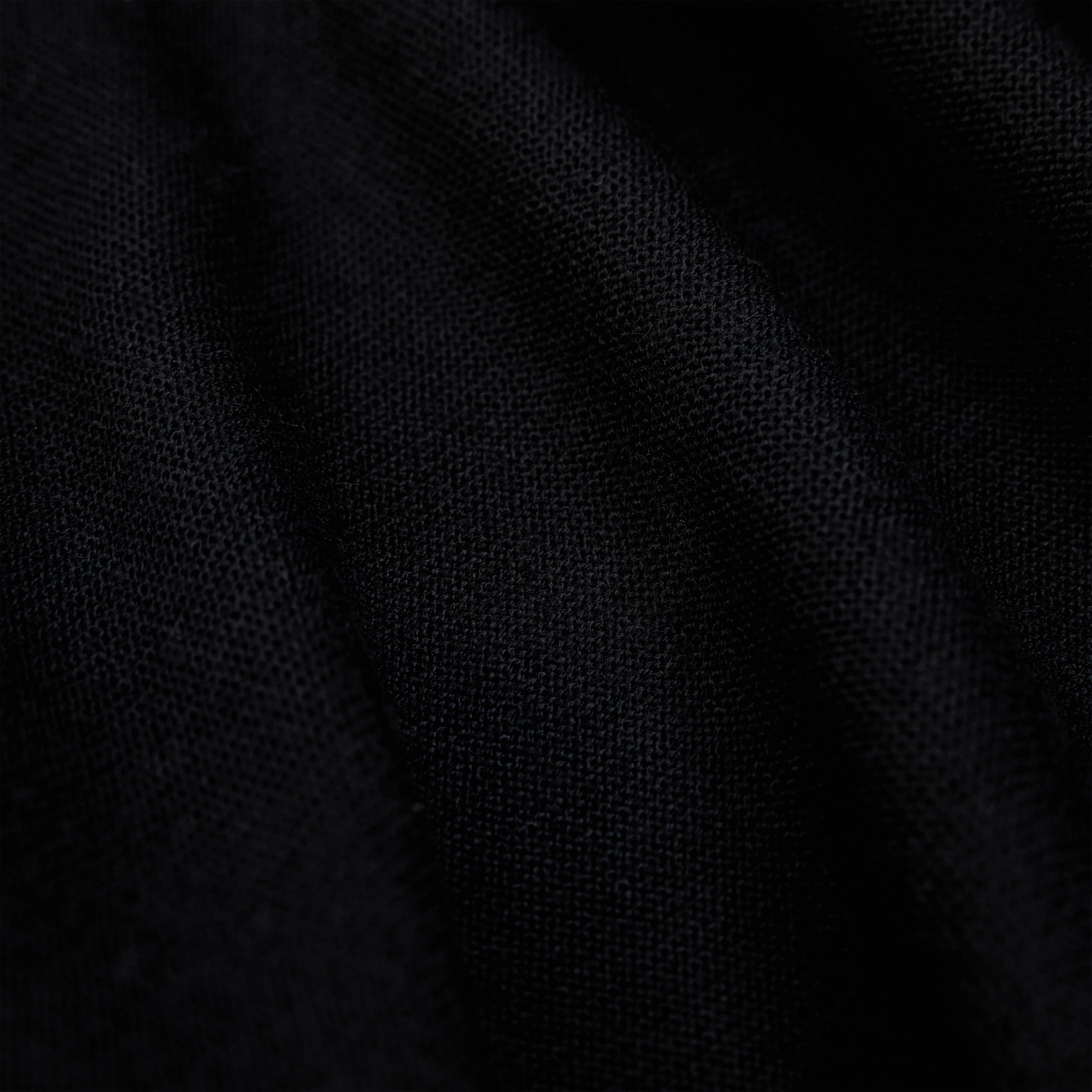 KIMONI - Pullover mit Ballonärmeln in 100% Merinowolle - Damen - schwarz - Materialbild (B2C)