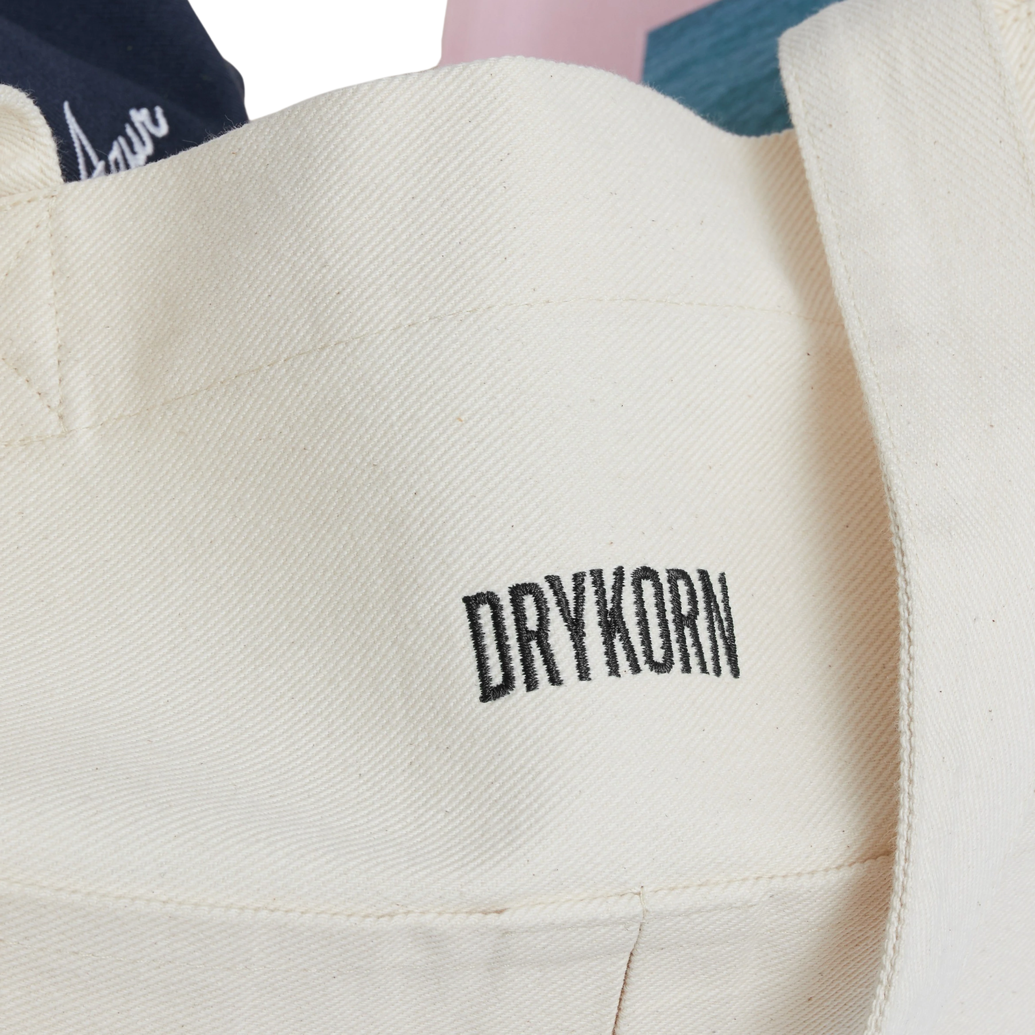 SECRET_DK - Tasche in Baumwolle - Unisex - off white - Freisteller Detailansicht