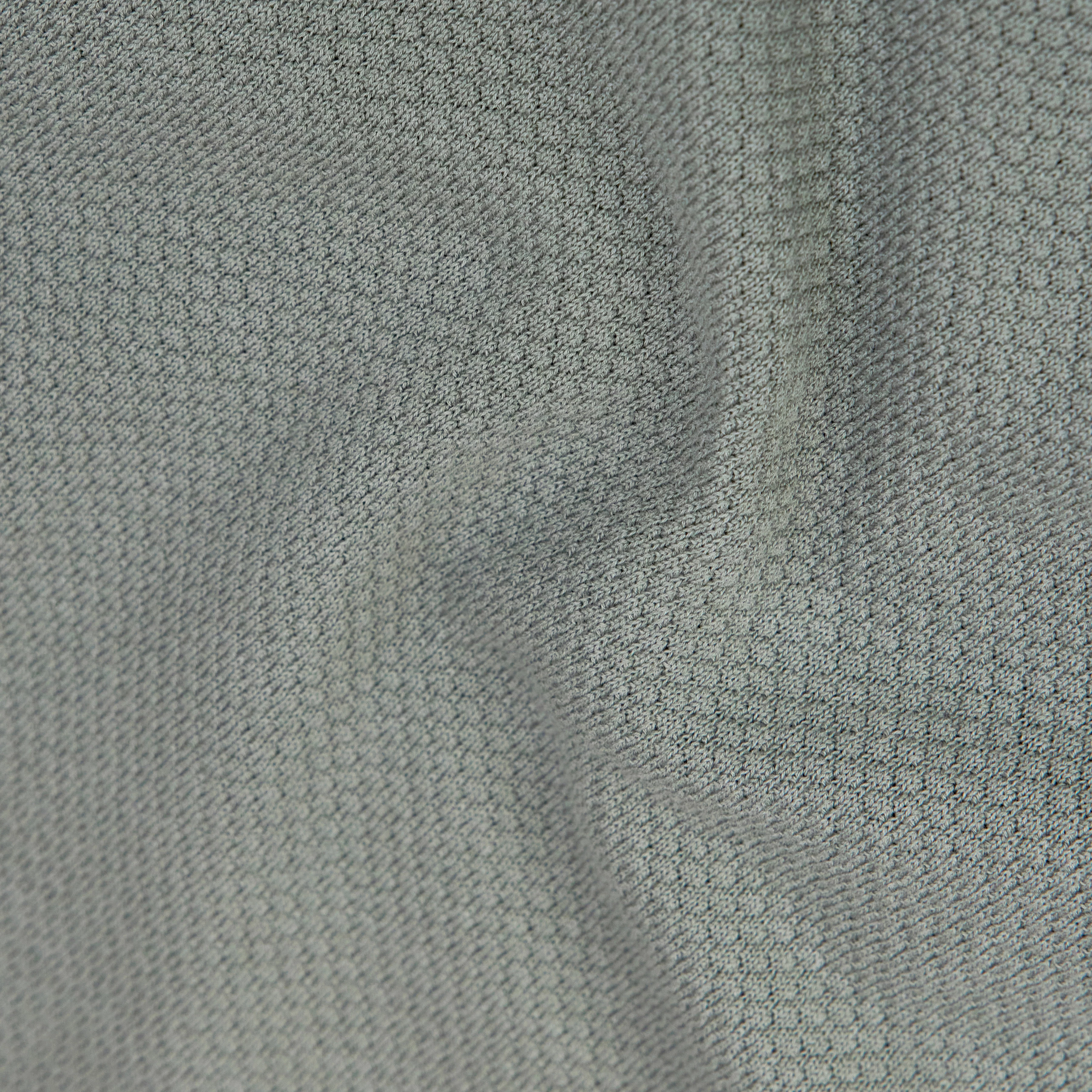 IRMINO - Longsleeve in cotton ajour - men - green - Materialbild (B2C)