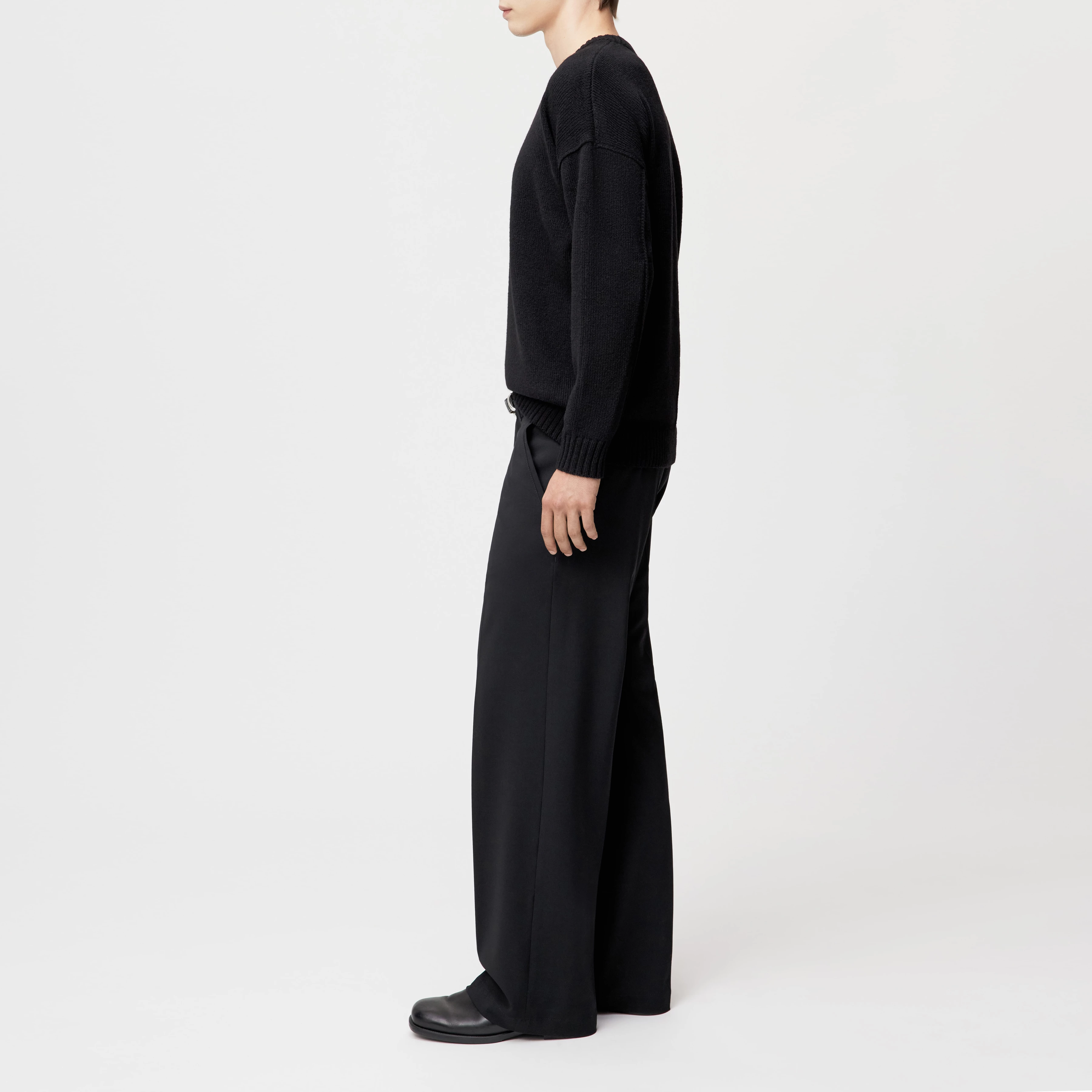 Men knit sweater MALIO in black from DRYKORN Men knit sweater MALIO in black from DRYKORN