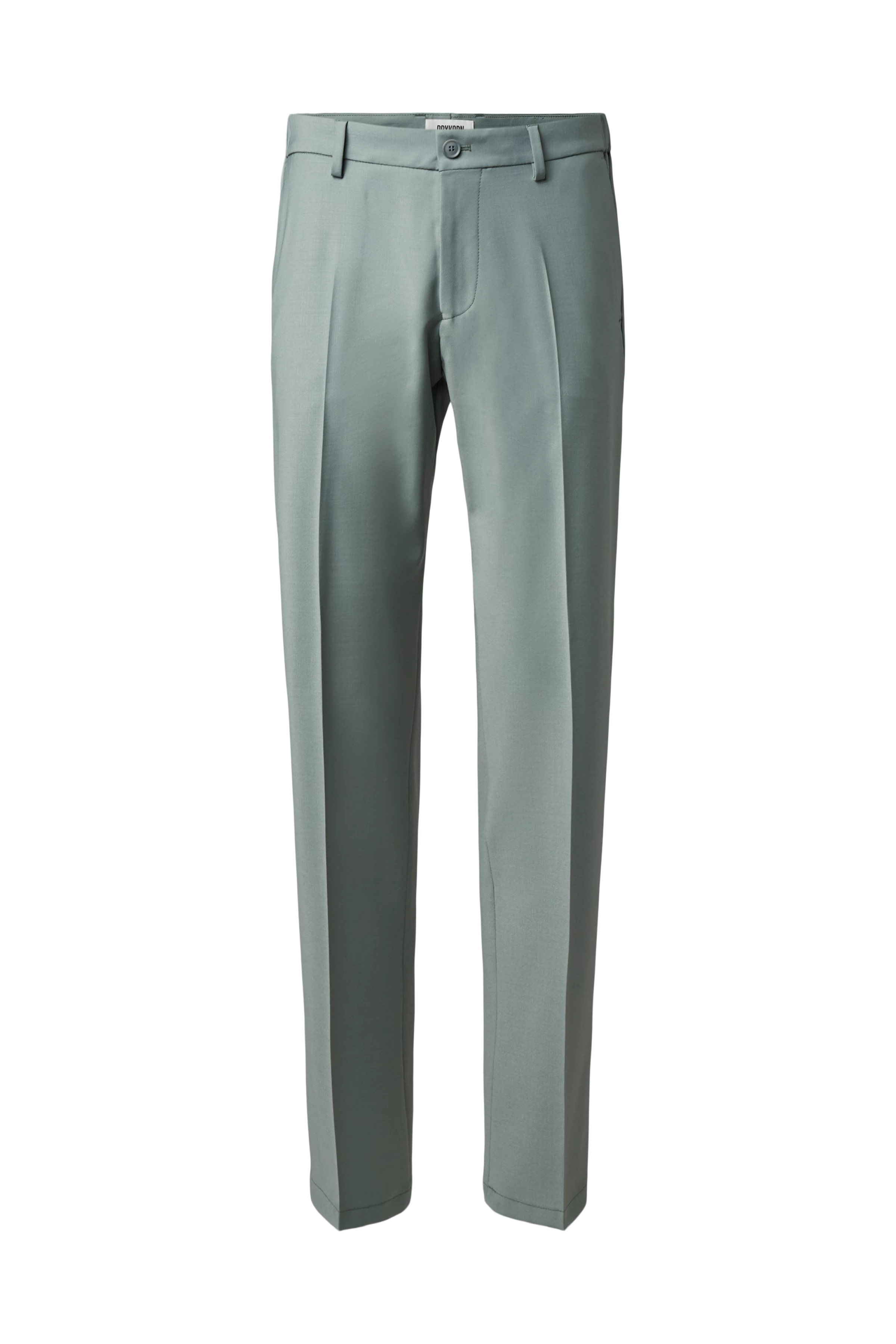 AJEND_RGLR - Tailored trousers in wool blend - men - green - Freisteller Frontansicht