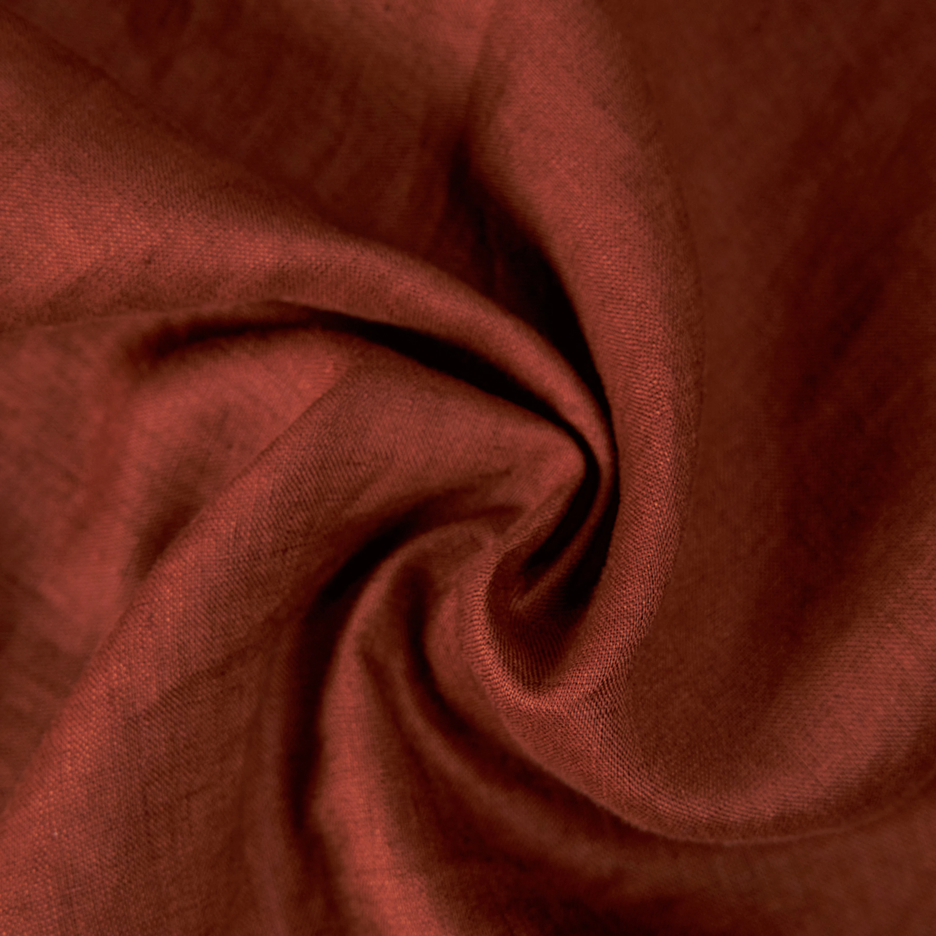 QERIME - Pleated skirt in pure linen - women - red - Materialbild (B2C)