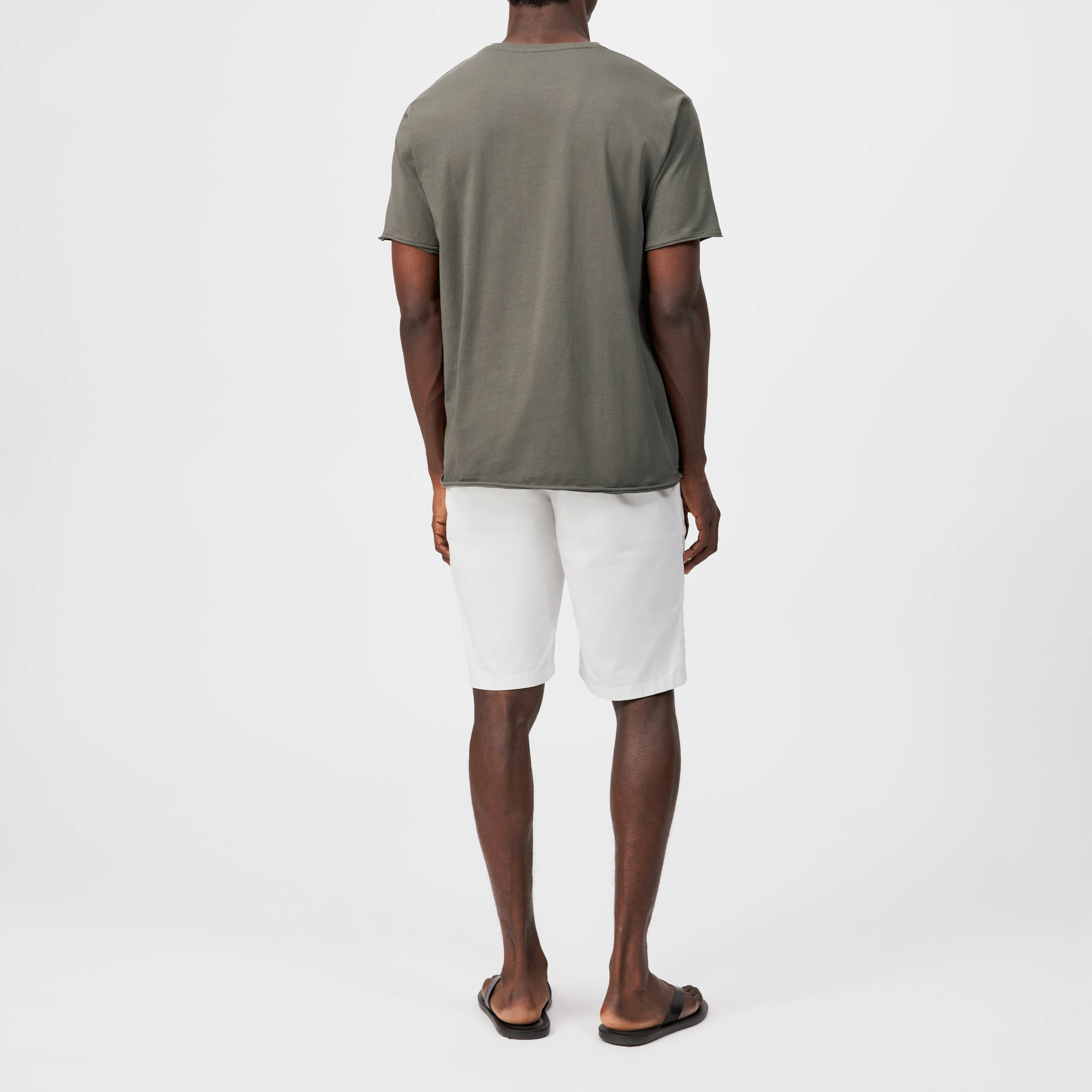 KENDRICK_2 - T-shirt in pure cotton - men - green - Rückansicht