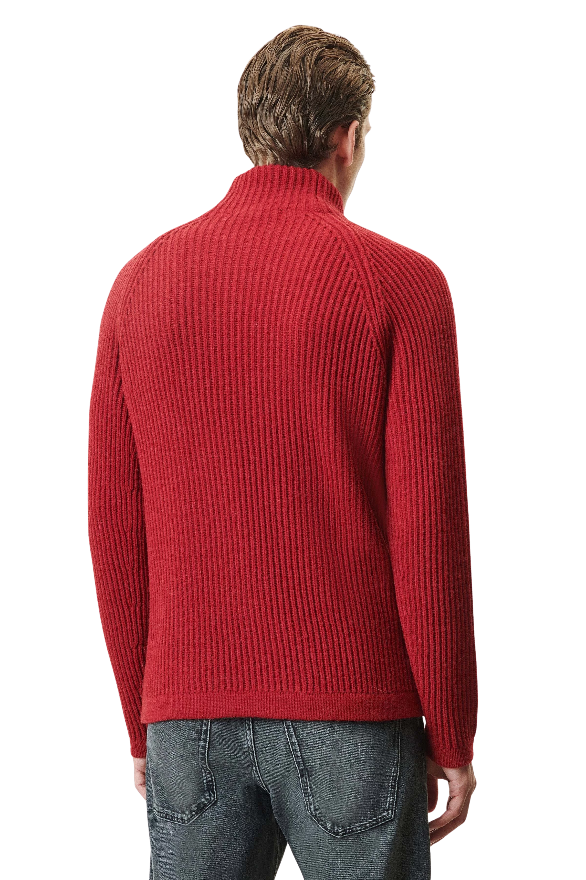 Herren Strickpullover ARVID in rot von DRYKORN - Main Image