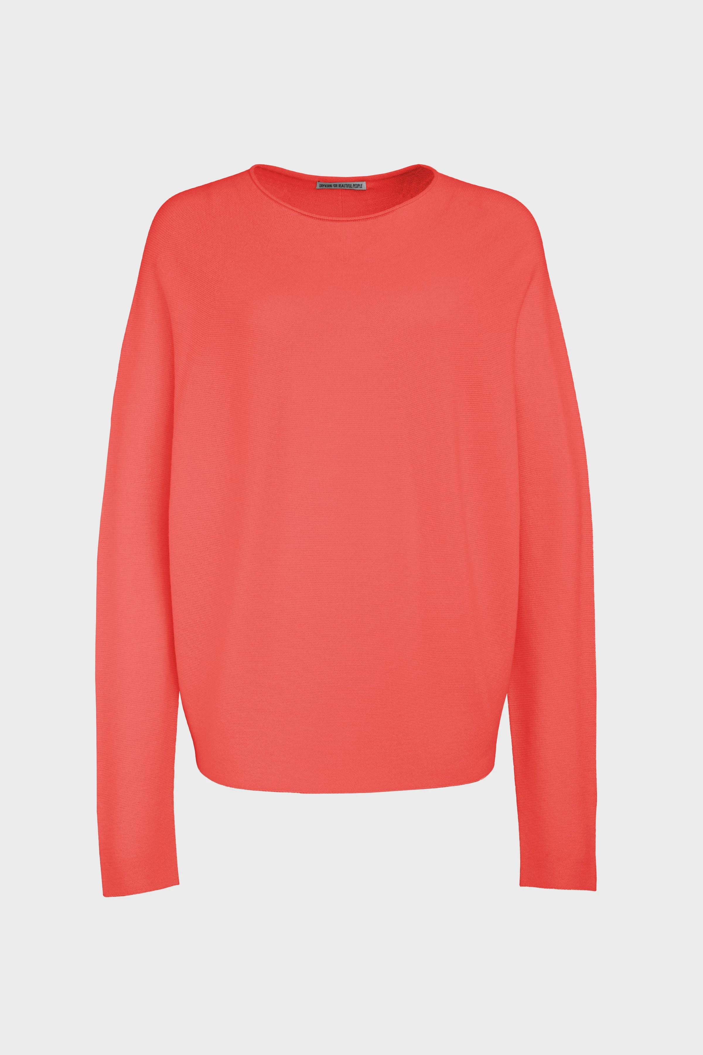 MAILA - Pullover aus reiner Schurwolle - Damen - orange - Freisteller Frontansicht