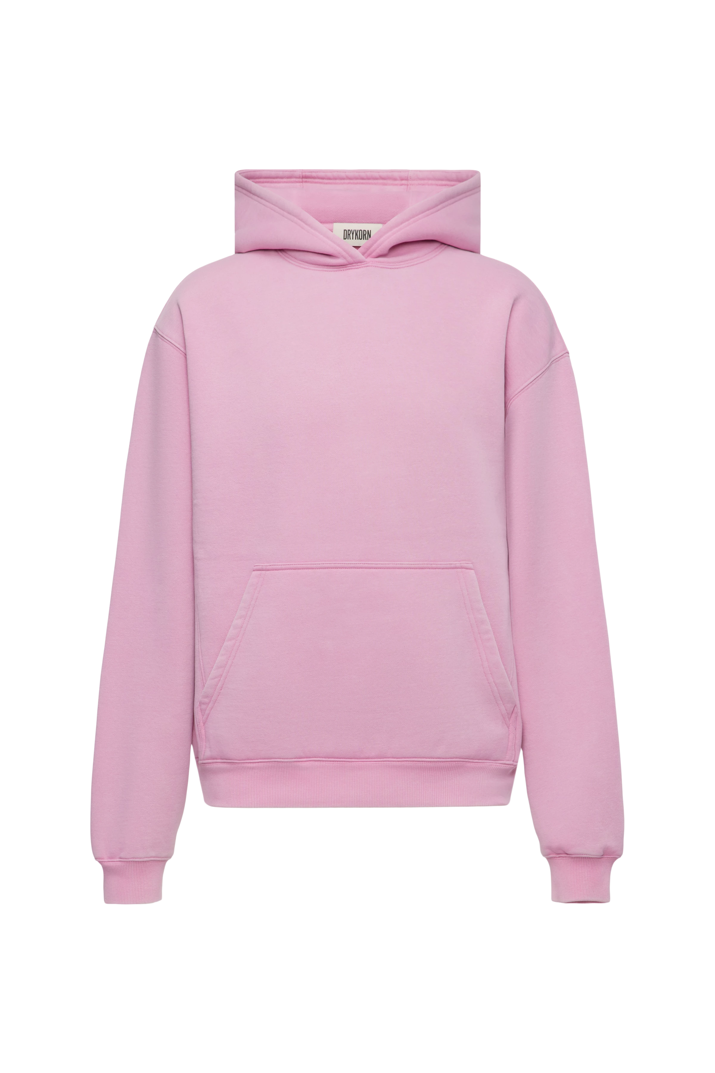 KAMILIO - Hoodie in gewaschenem Baumwoll-Mix - Herren - rosa - Freisteller Frontansicht