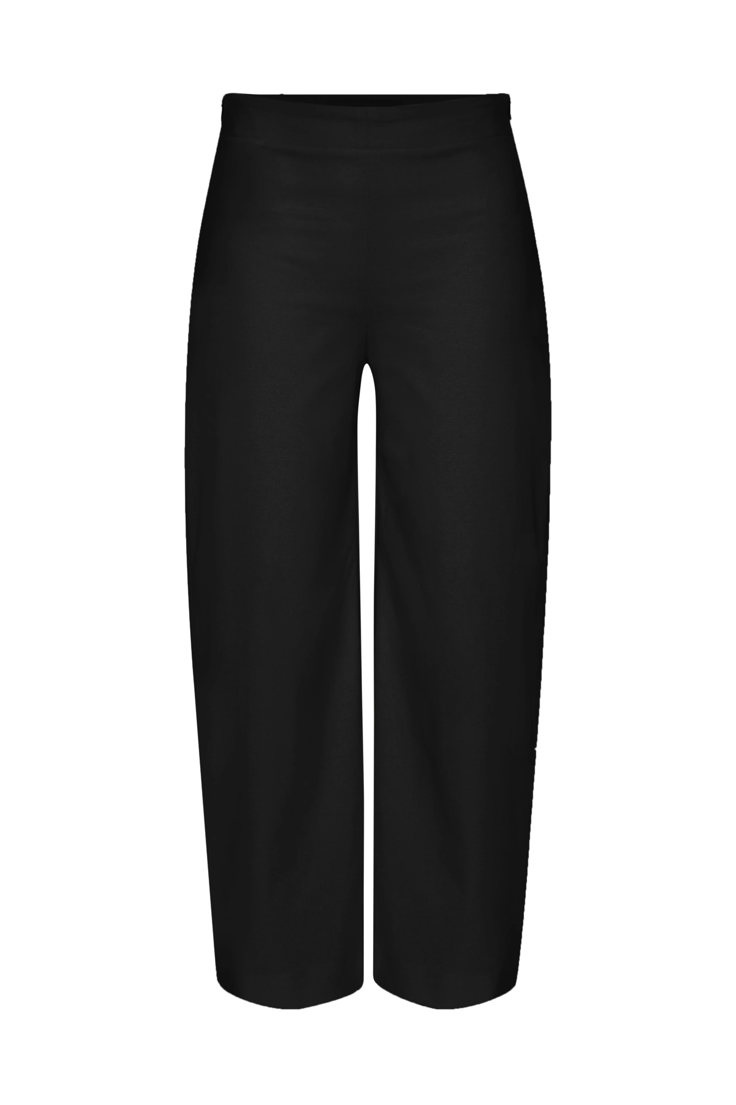 SEAL - Hose mit Barrel-Leg in Punto Milano Jersey - Damen - schwarz - Freisteller Frontansicht