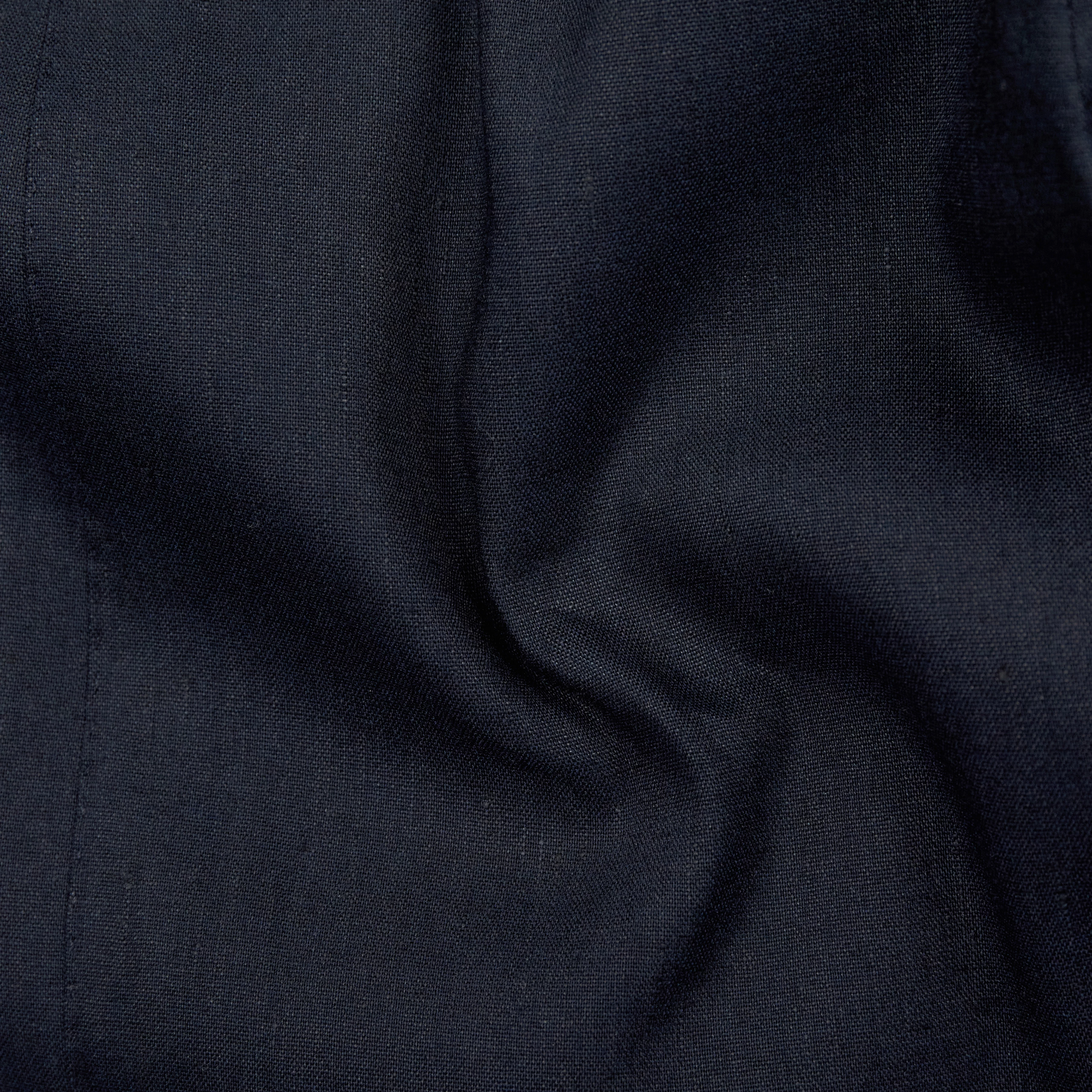 YAMES - Single-breasted jacket in linen blend - men - blue - Materialbild (B2C)