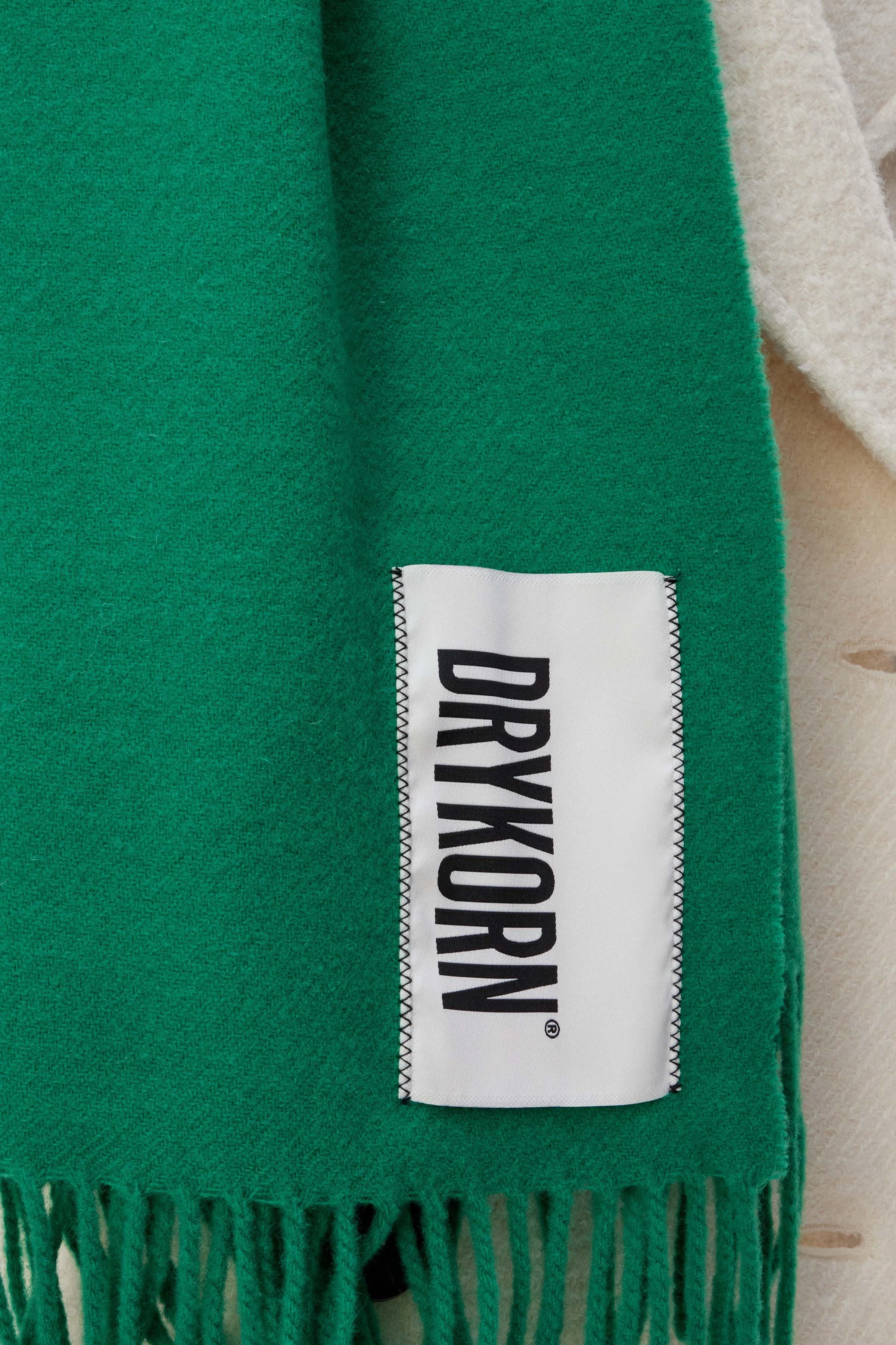 GAZE - scarf in pure wool - unisex - green - Seitenansicht