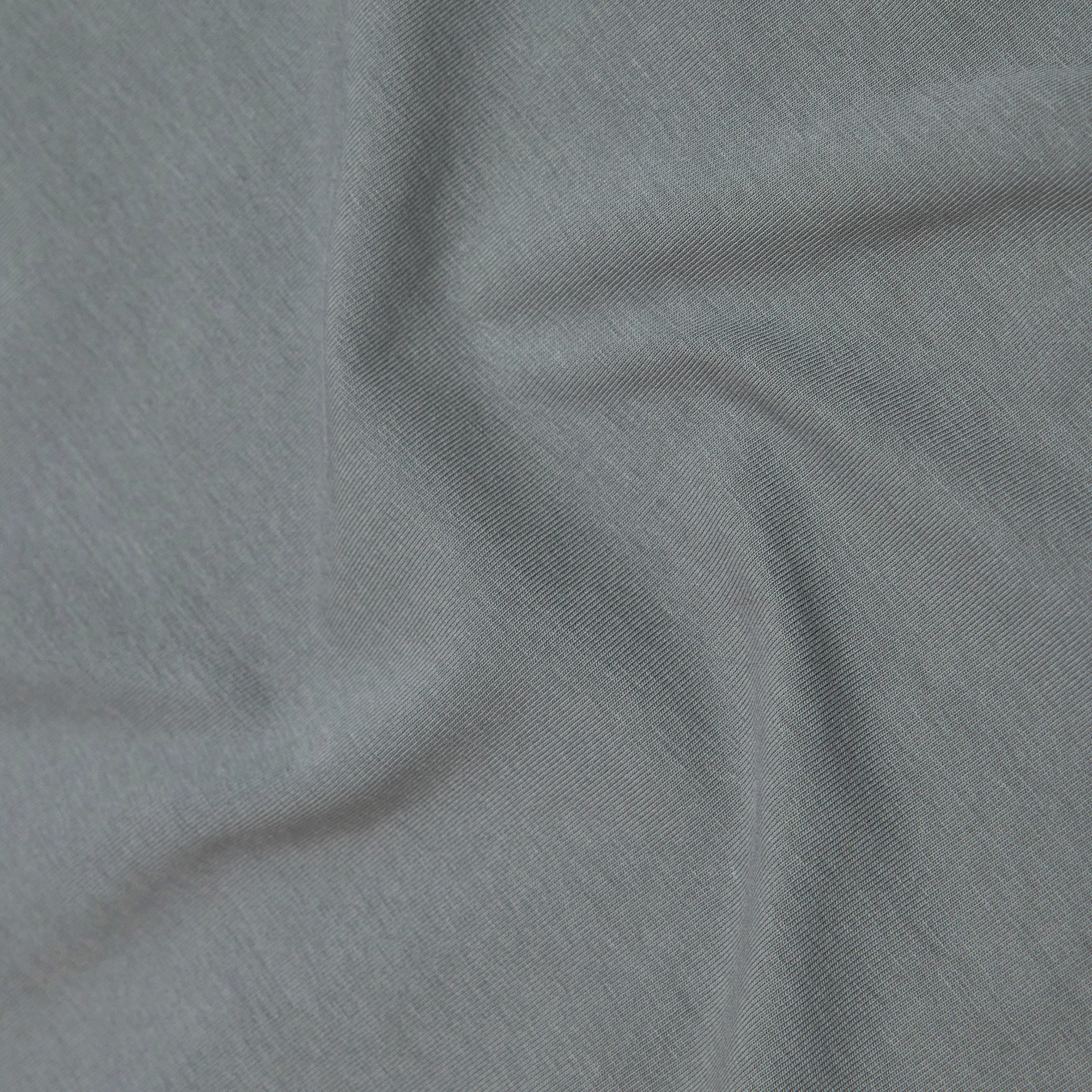 ANTON - Fitted T-shirt i bomuld - men - grøn - Materialbild (B2C)