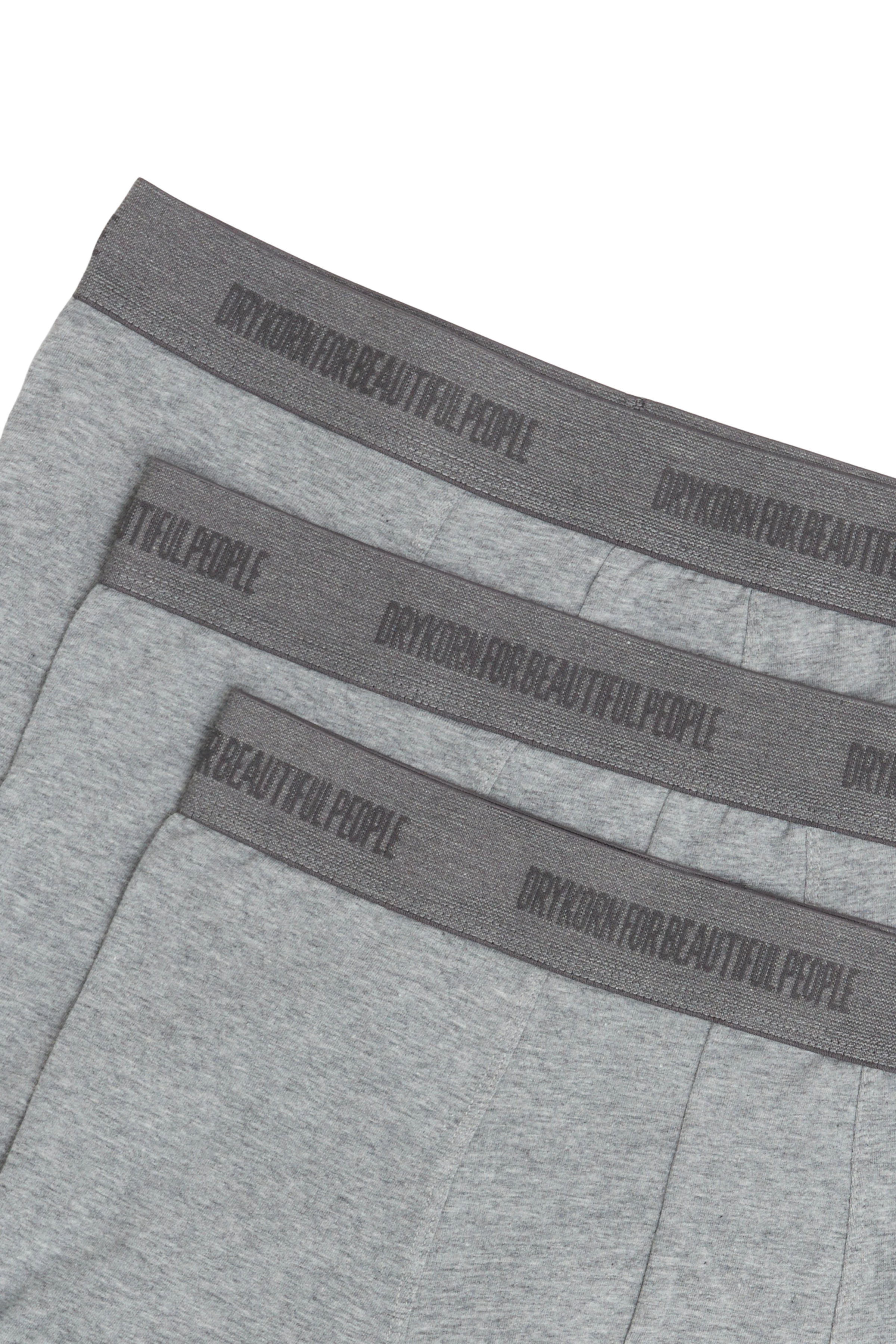 CORBIN_3 - 3-pack boxer shorts in cotton mix - unisex - grey - Freisteller Detailansicht