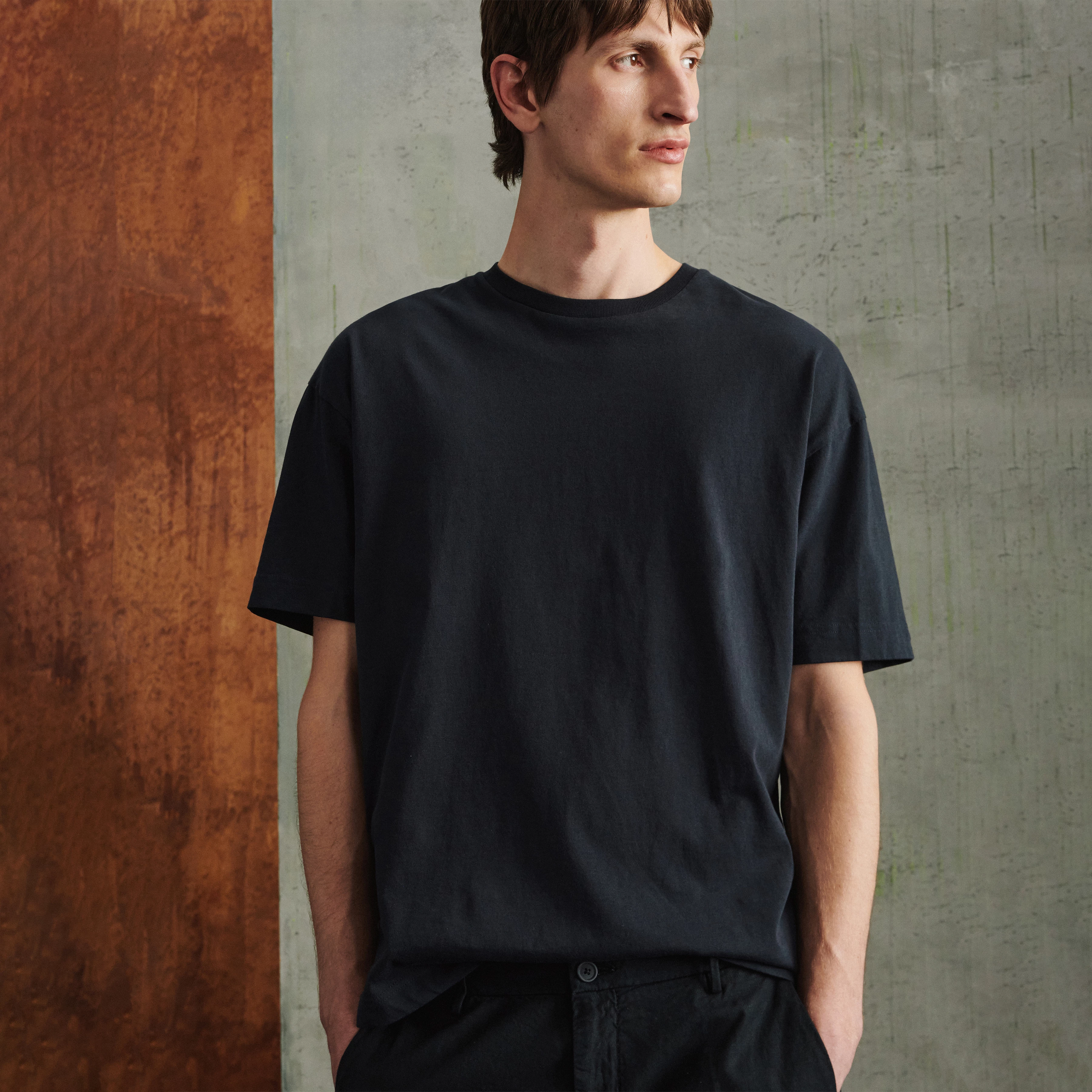 KAYRO - Cotton T-shirt - men - blue