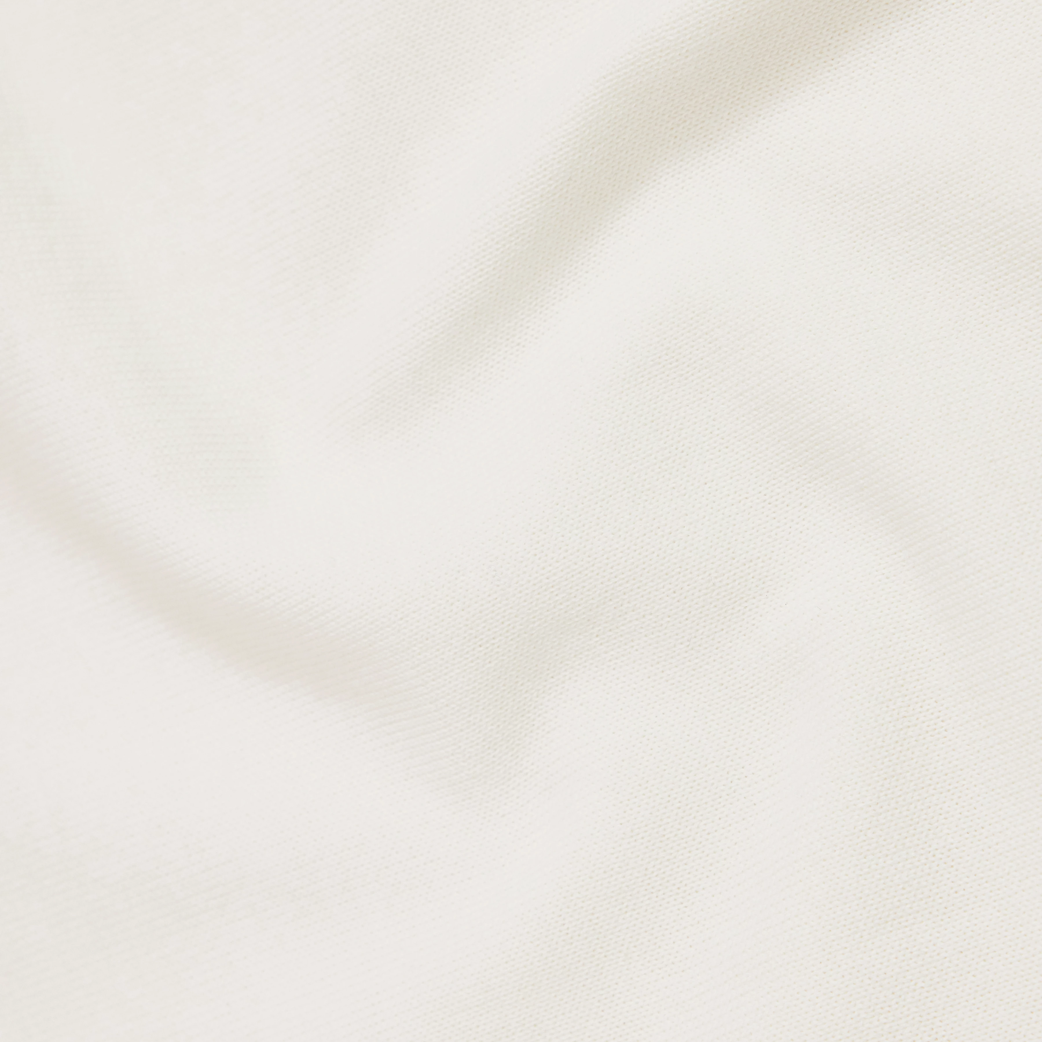 IRMINO - Long sleeve in pure cotton - men - off white - Materialbild (B2C)