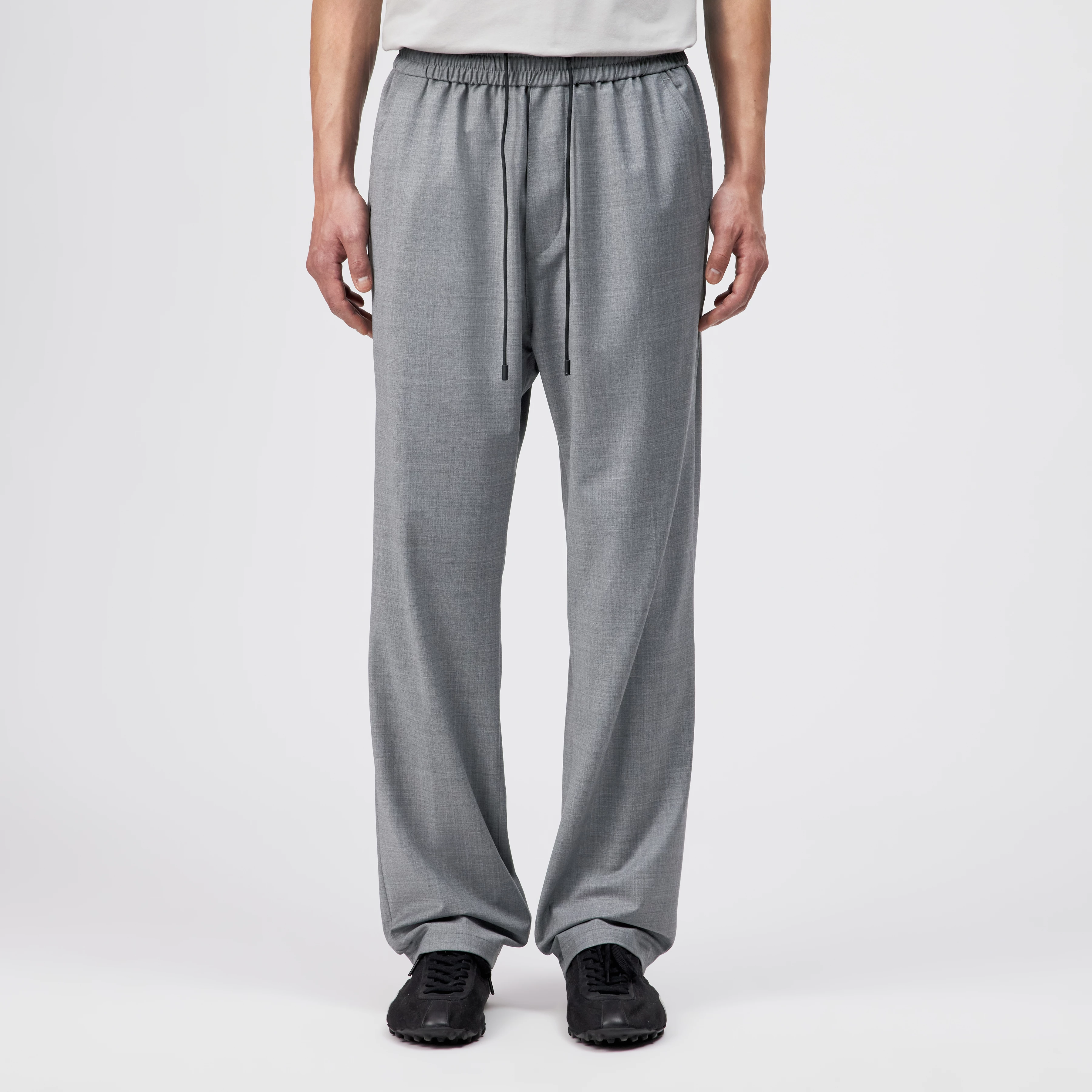 ACADO - Joggingbukser i bi-stretch - men - grå - Frontansicht