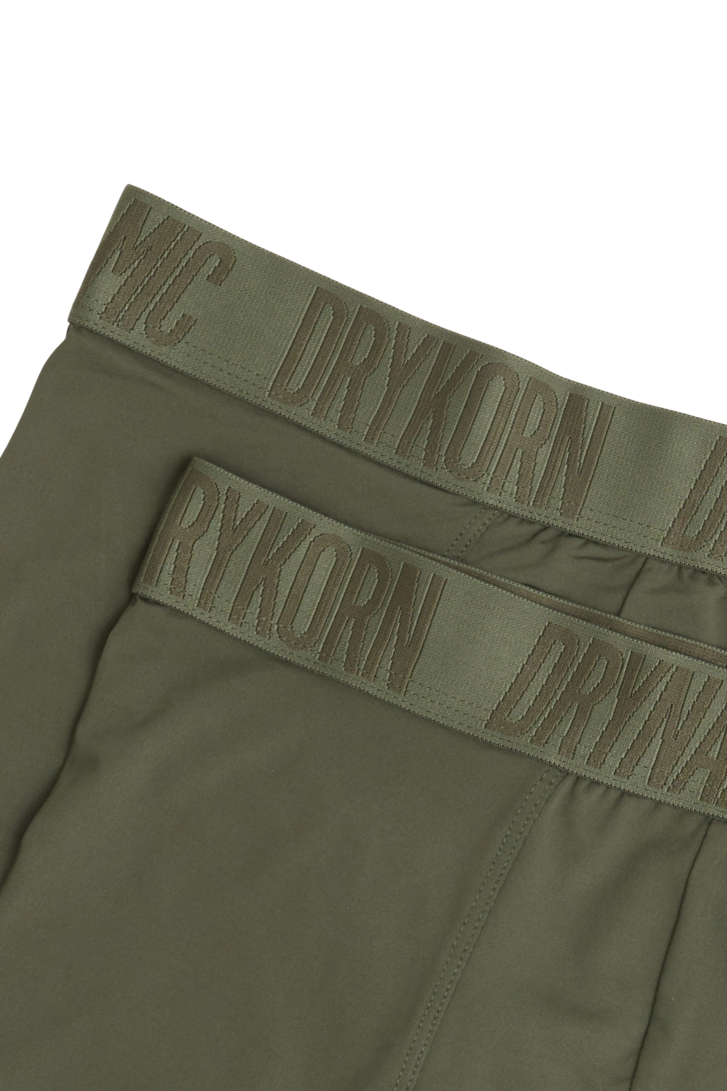 CLIND_2 - 2er-Pack DRYNAMIC Boxershorts - Herren - grün - Freisteller Detailansicht