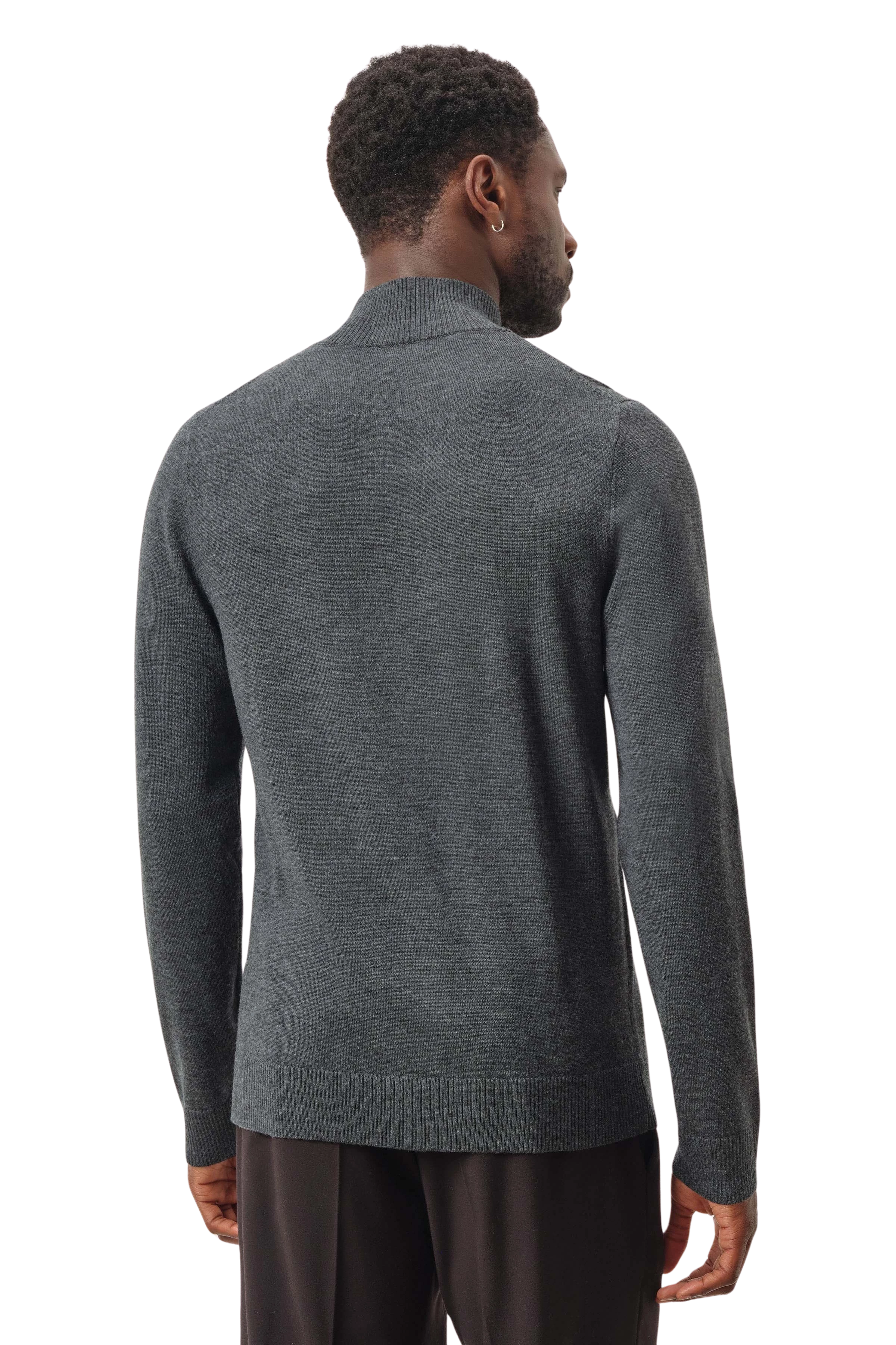 Men knit sweater WATSON in grey from DRYKORN Men knit sweater WATSON in grey from DRYKORN