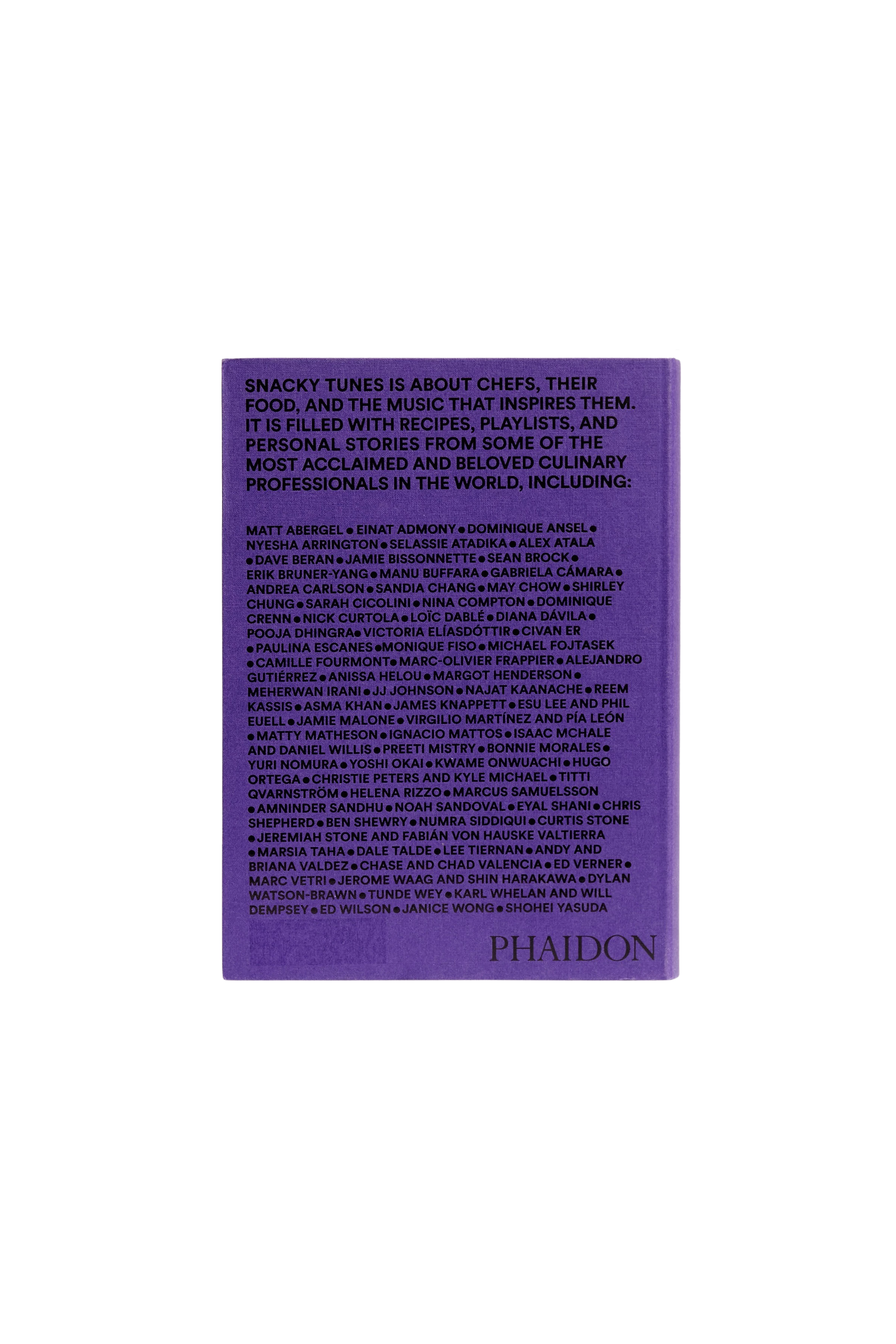 SNACKY TUNES - Cookbook - unisex - purple - Freisteller Rückansicht