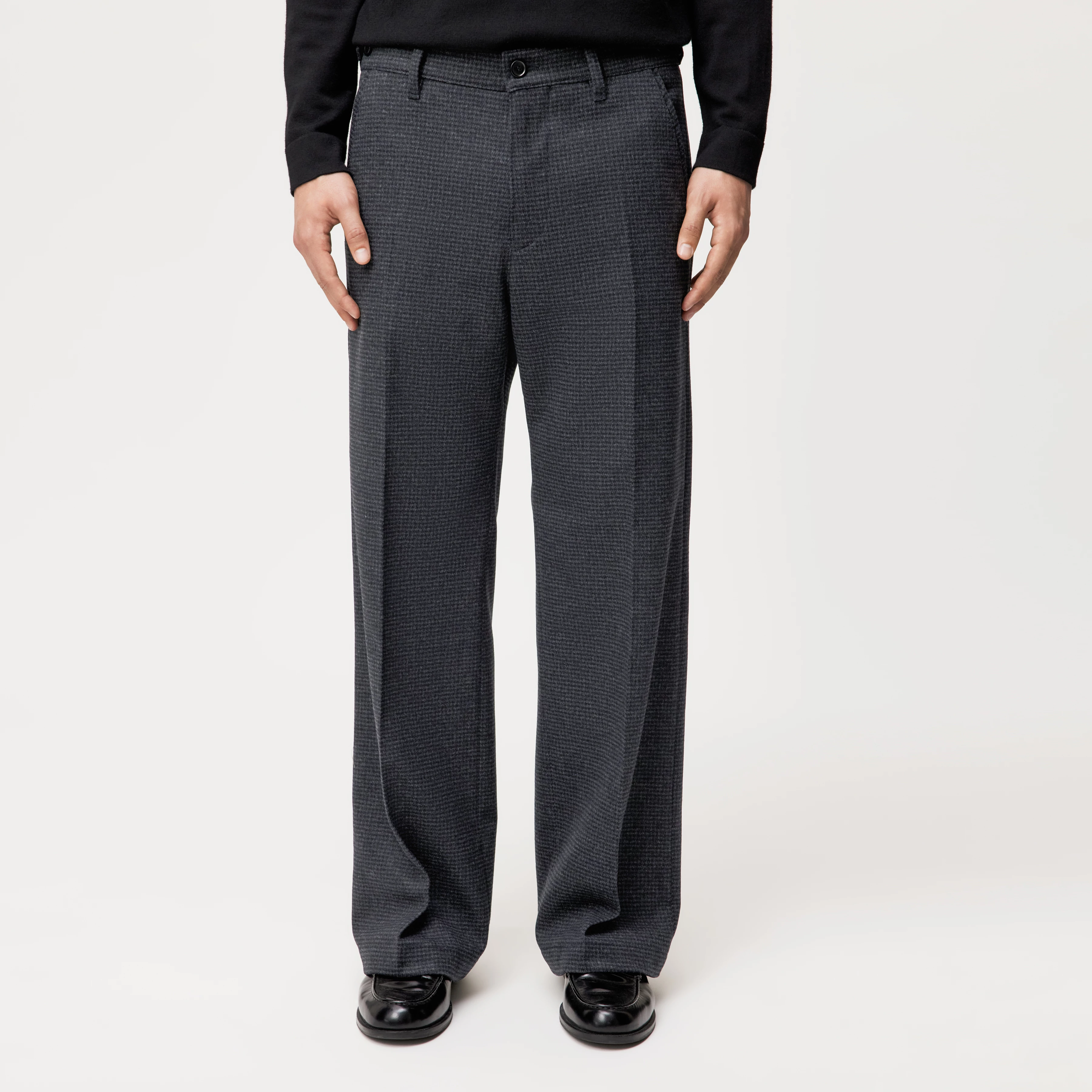 パンツ WIRROW 23SS SOFTWOOL WIDE TAPERED SLACKS 240903tuzin_595.jpg