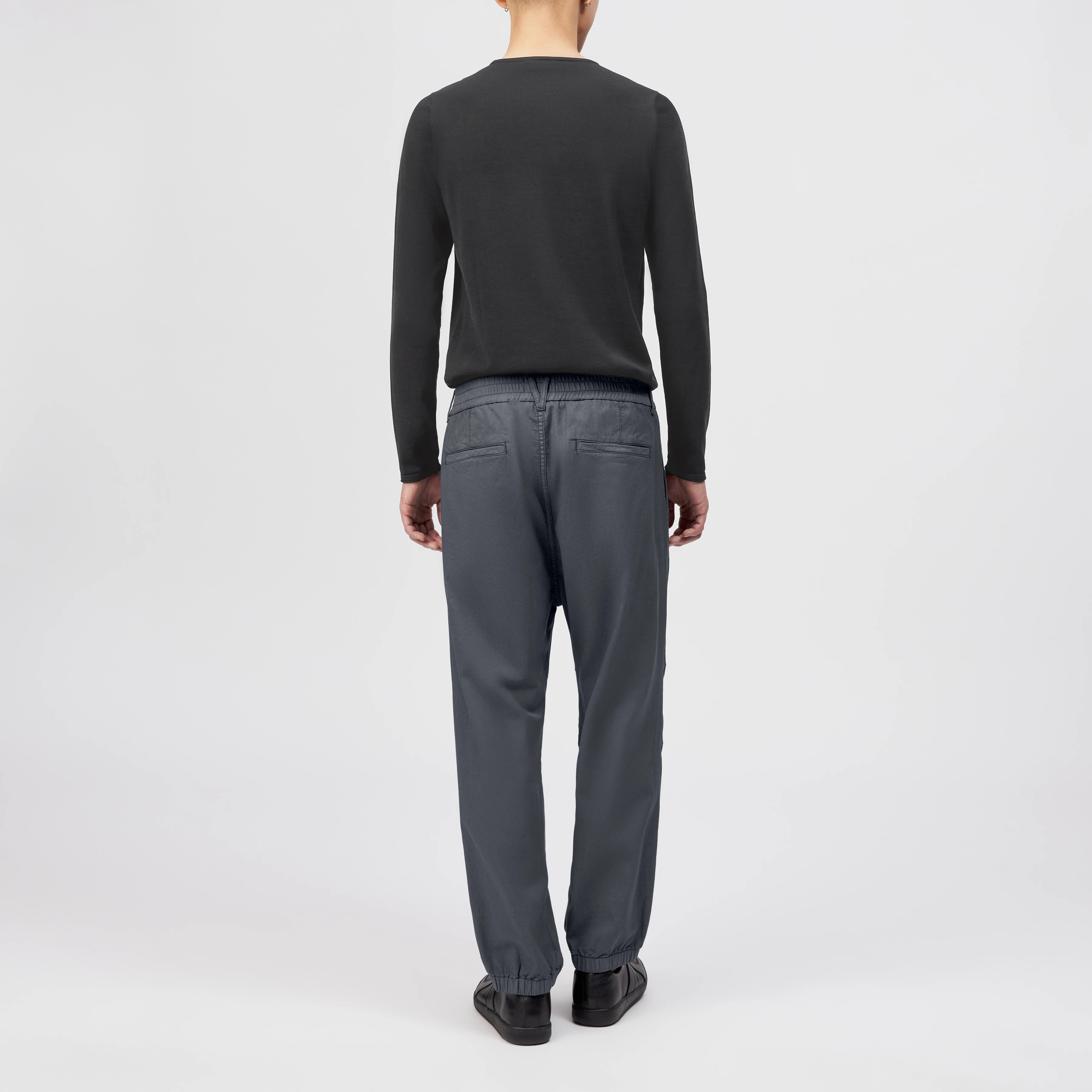 LIROG_C - Pantalon utilitaire en mélange de coton - men - gris - Rückansicht