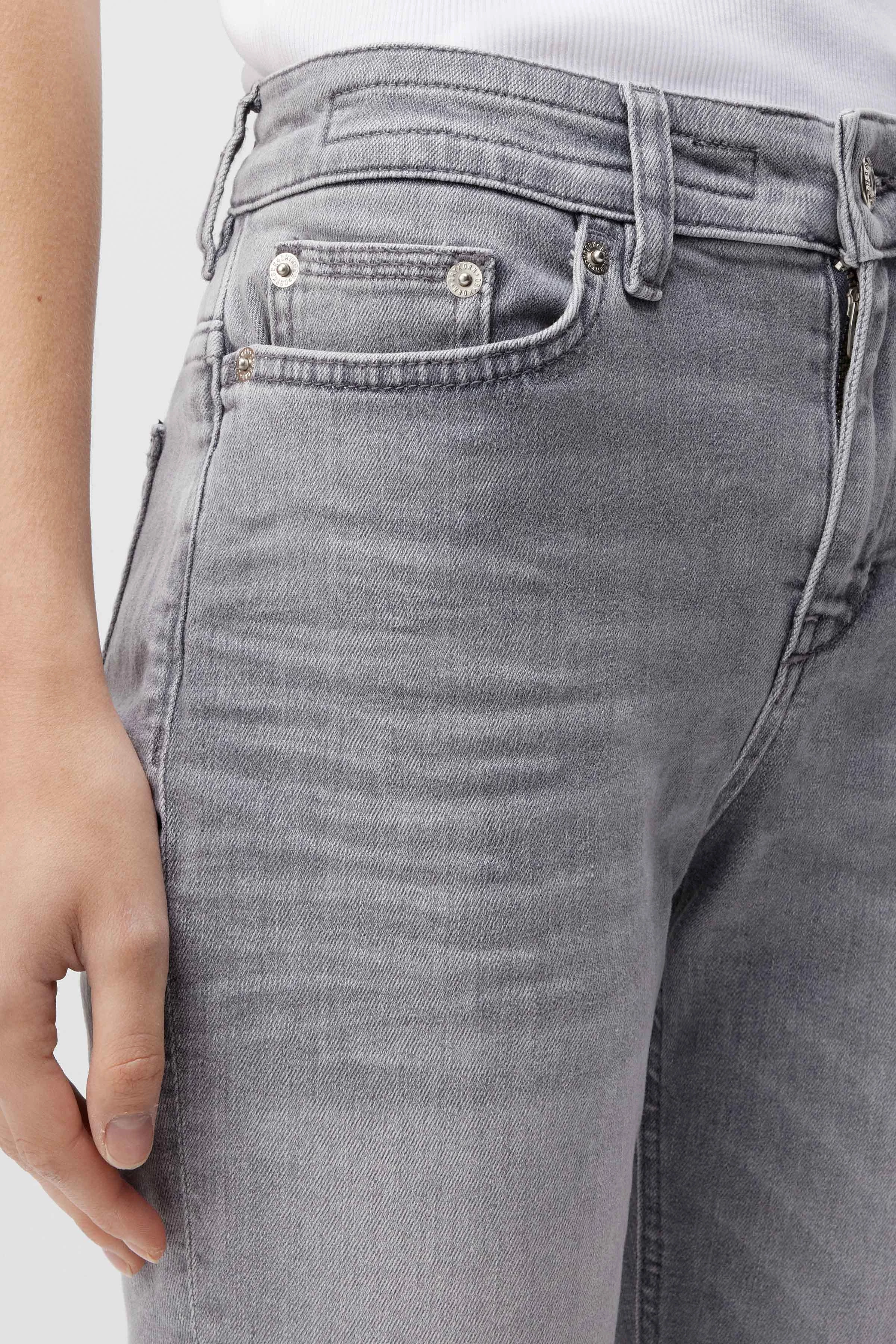 NEED - Low-waist Skinny Jeans - Damen - grau - Seitenansicht