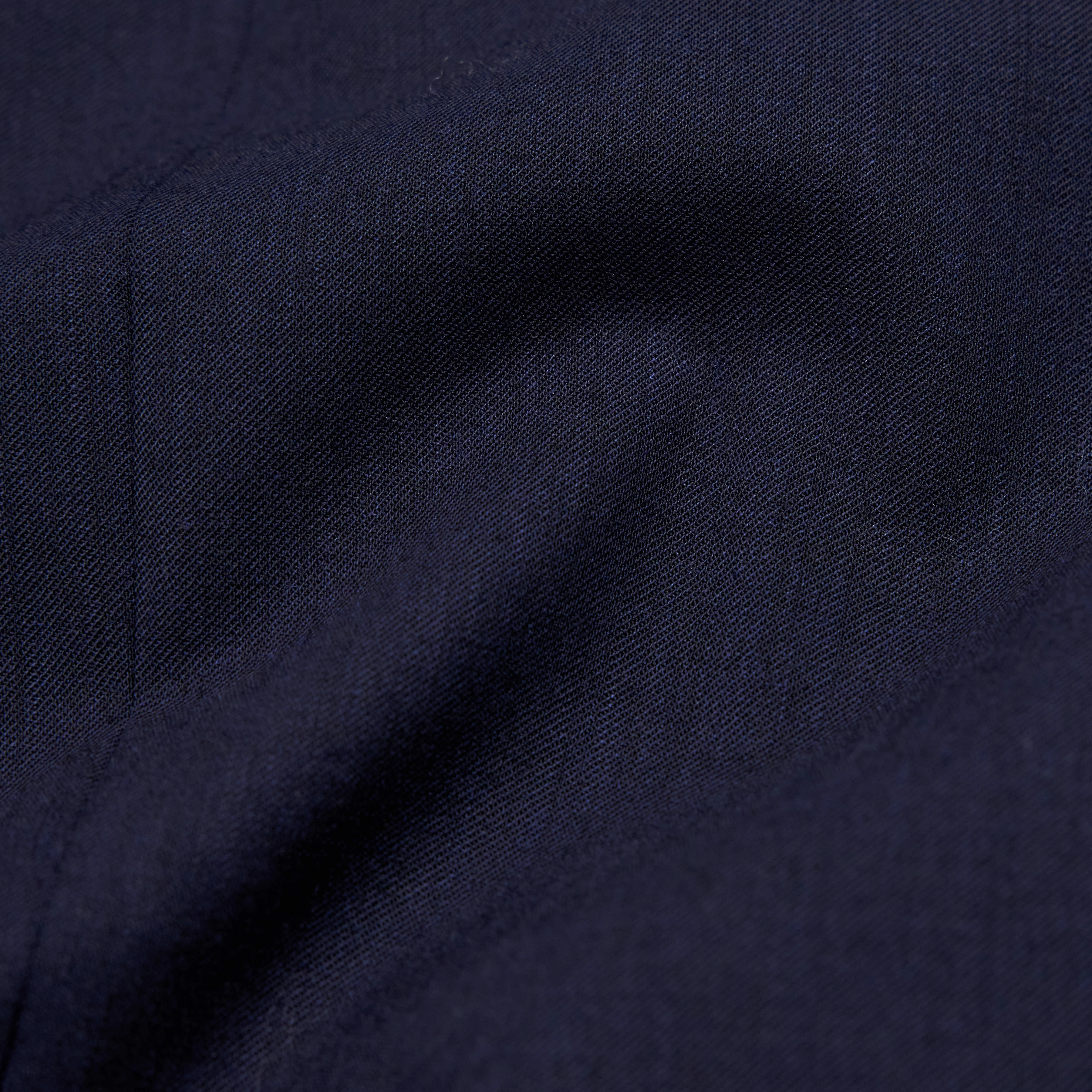 BEFORE - Marlene trousers in wool serge - women - blue - Materialbild (B2C)