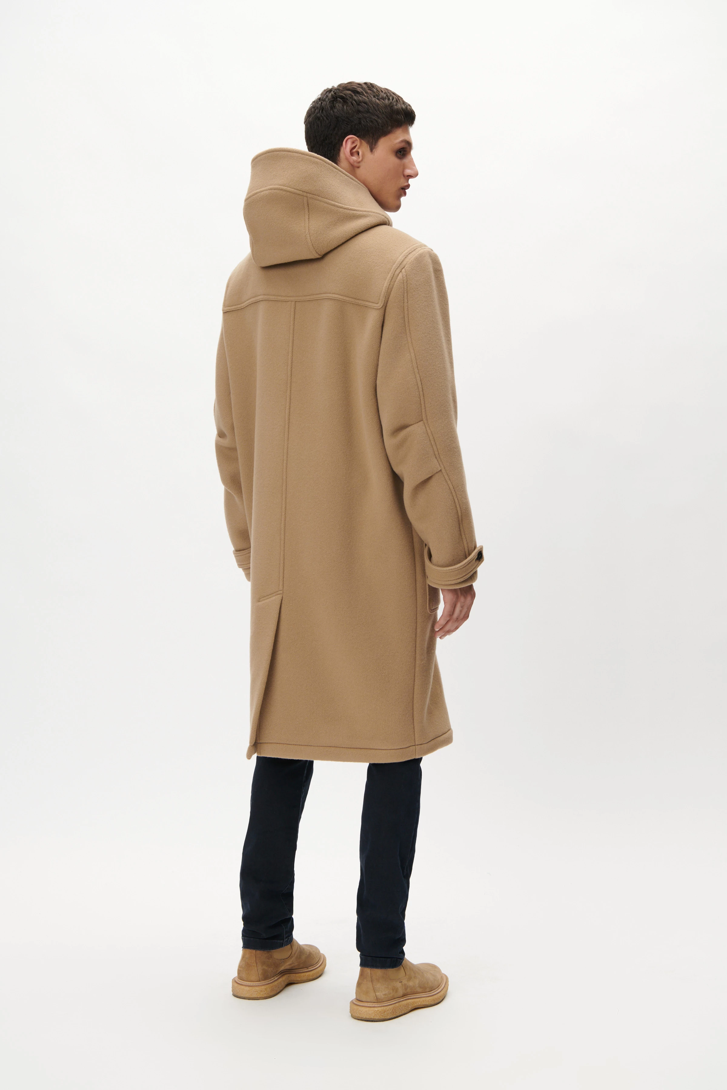 LORINO - Dufflecoat aus Wollmix - Herren - braun - Rückansicht