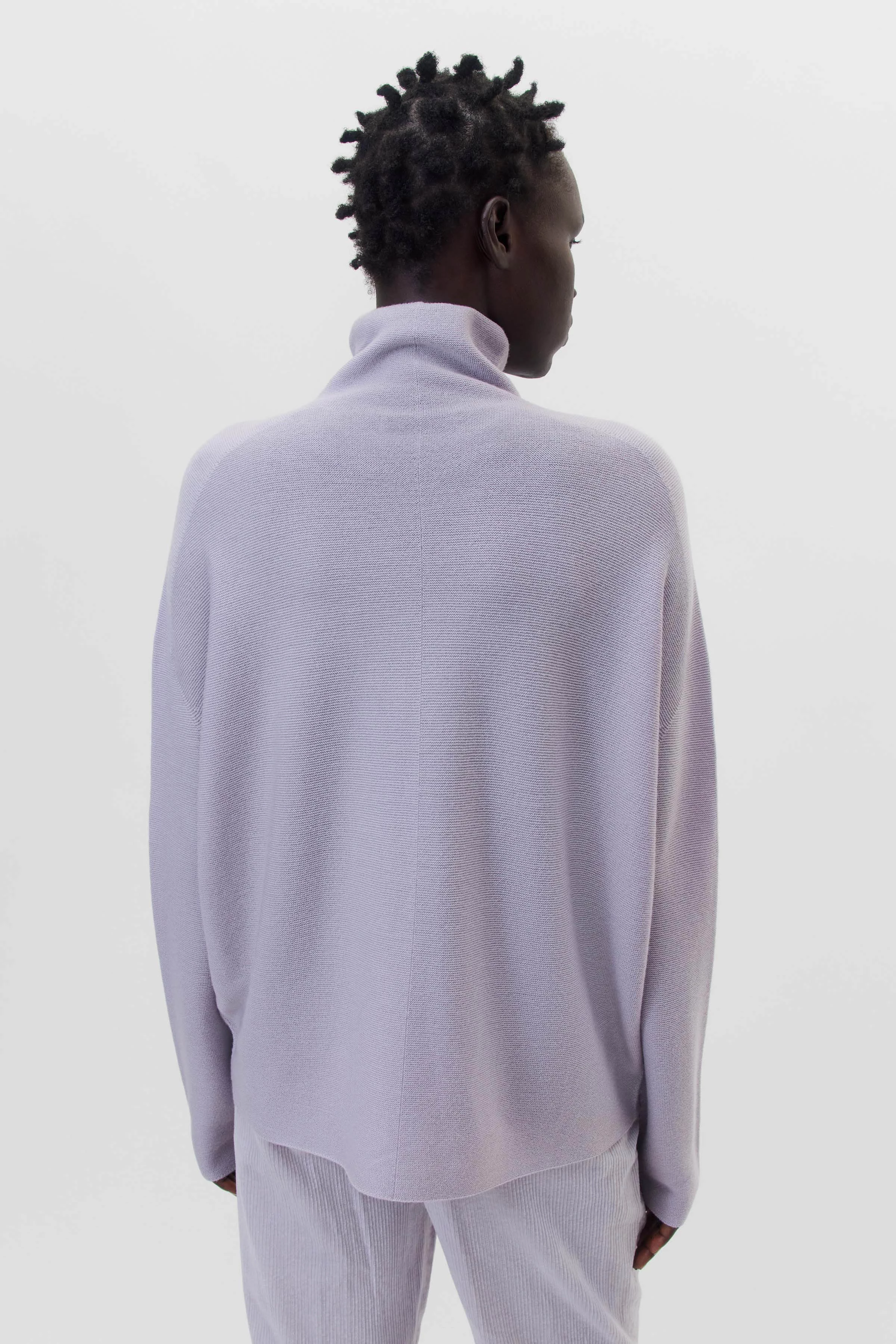 LIORA - Rullekravetrøje i merinould - women - lilla - Rückansicht