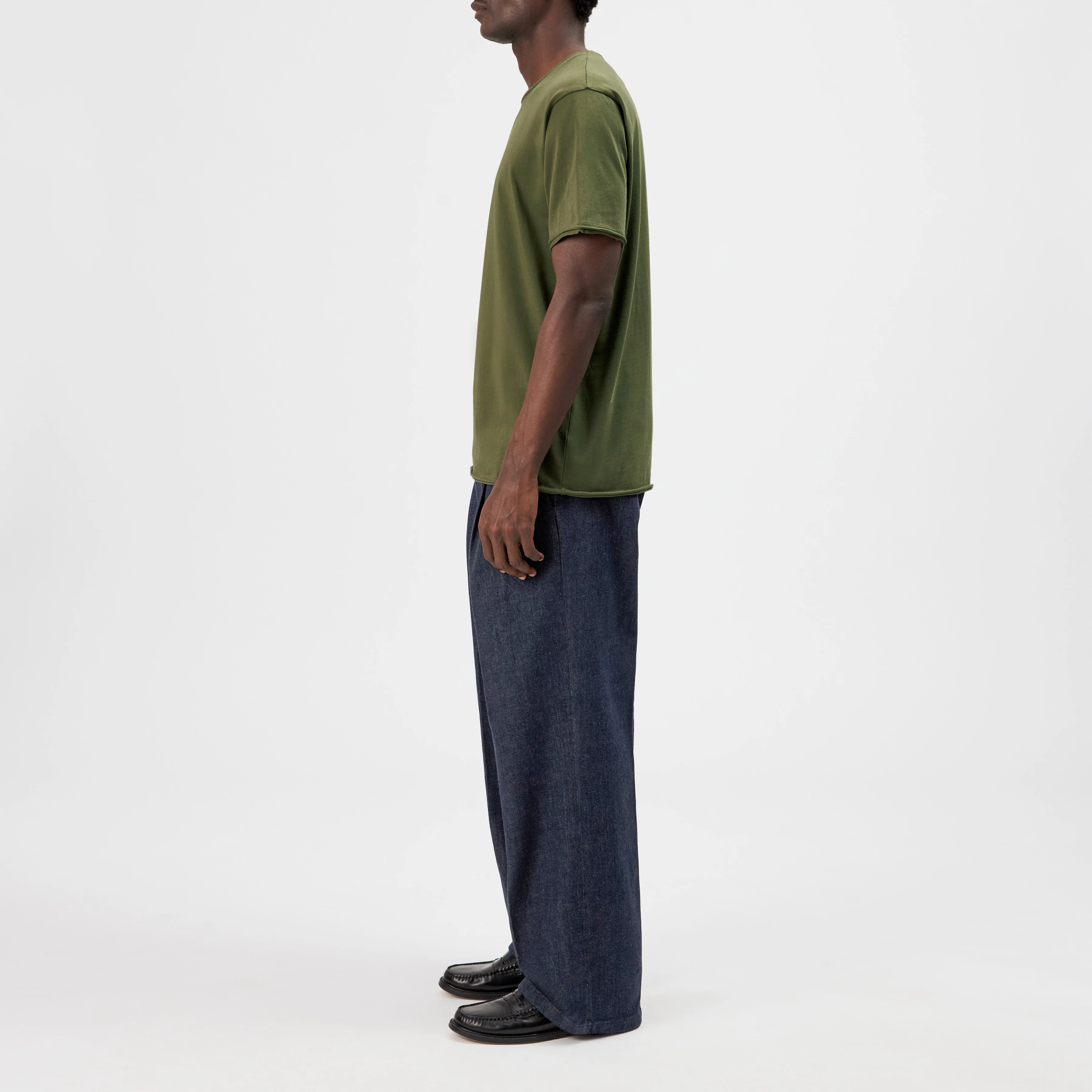 KENDRICK_2 - T-shirt in pure cotton - men - green - Seitenansicht