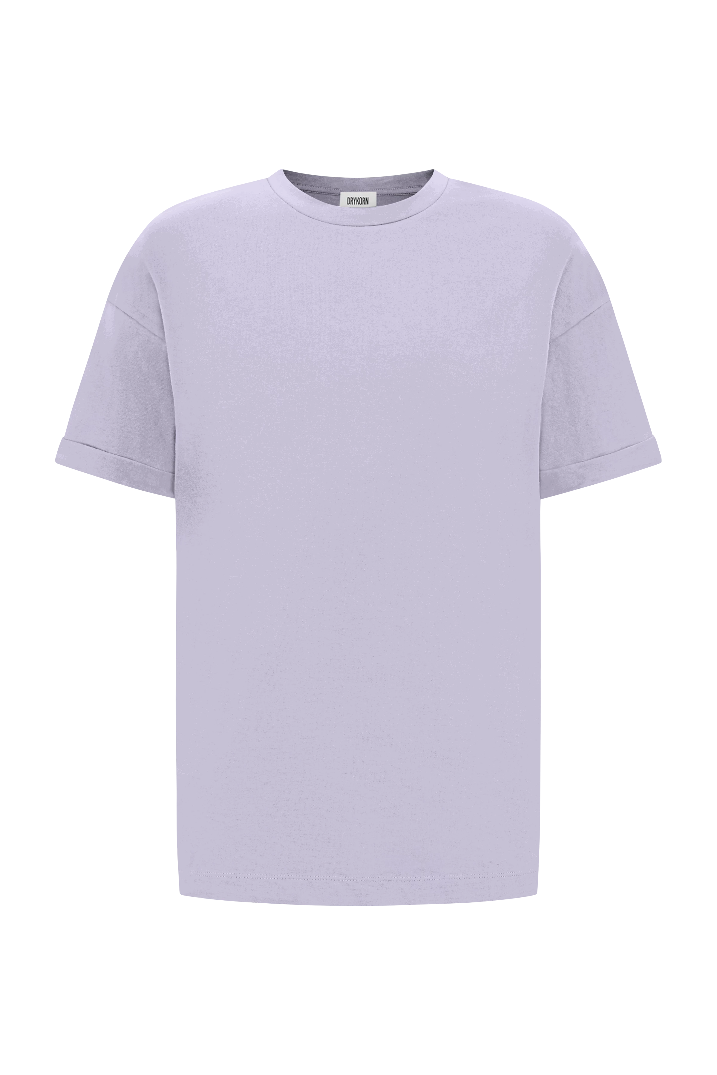 THILO - Relaxed fit T-shirt in pure cotton - men - purple - Freisteller Frontansicht