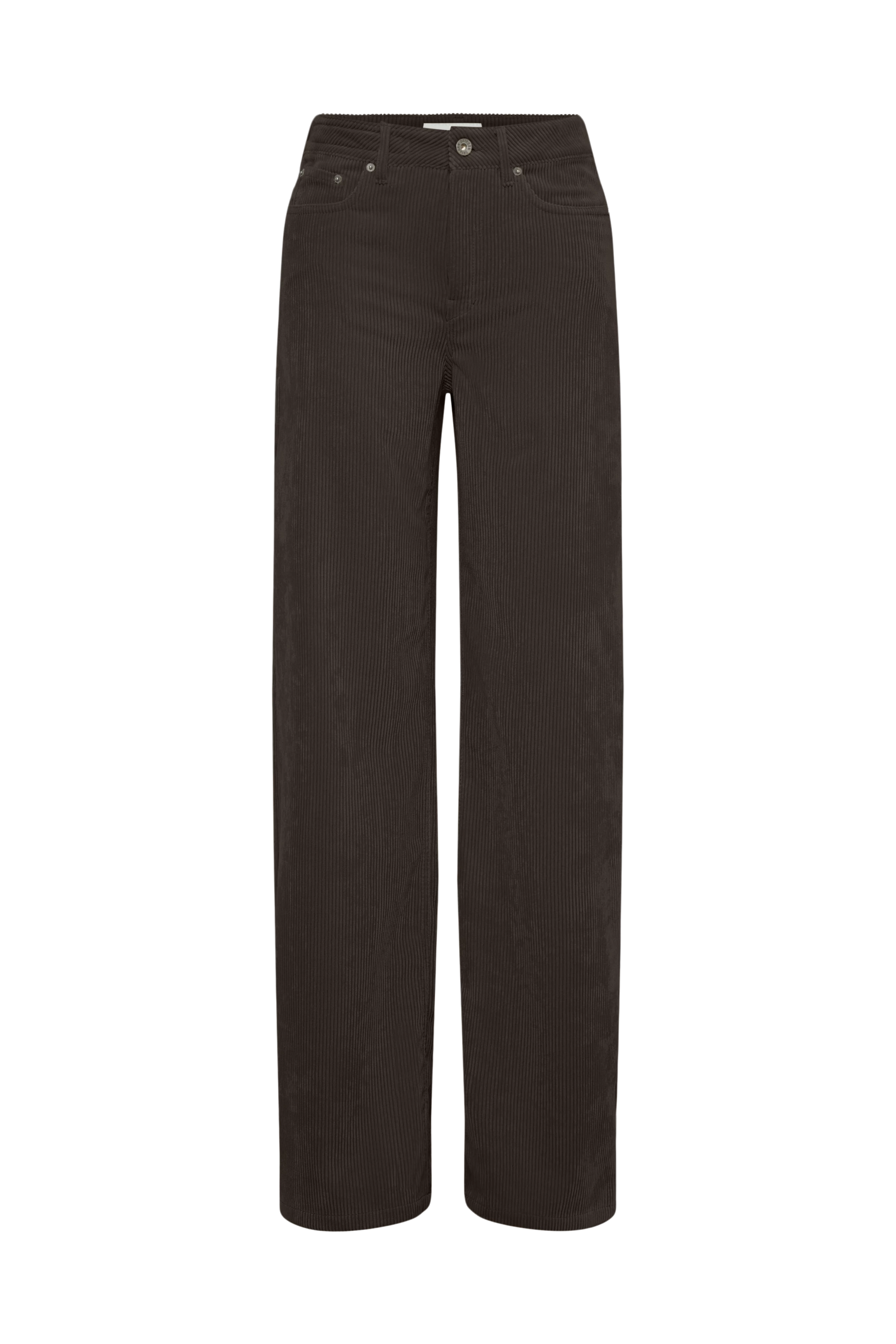 MEDLEY - Mid-Waist Jeans in Cord - Damen - braun - Freisteller Frontansicht