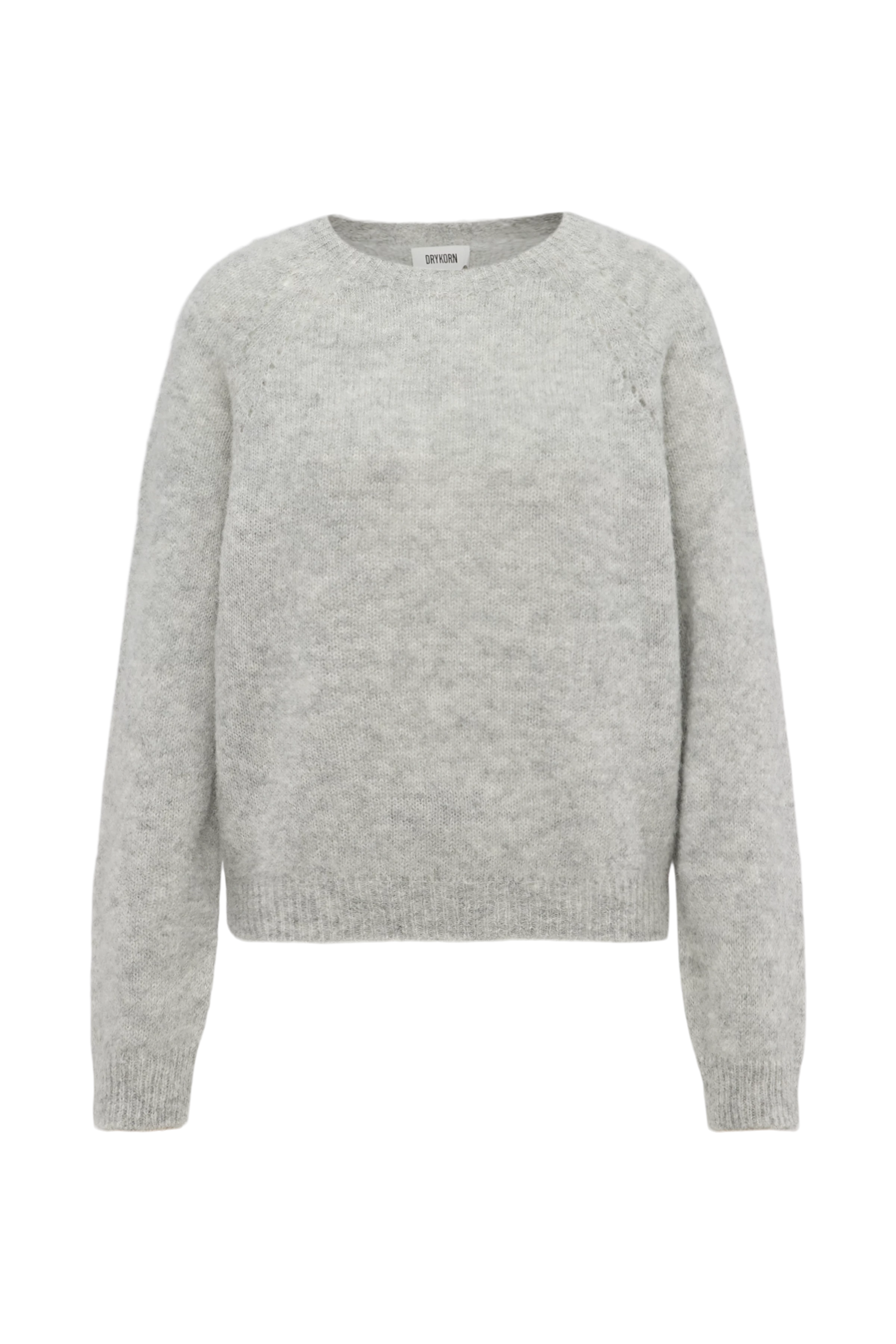 PEMIRI_2 - Pullover in luxuriösem Alpaka-Mix - Damen - grau - Freisteller Frontansicht