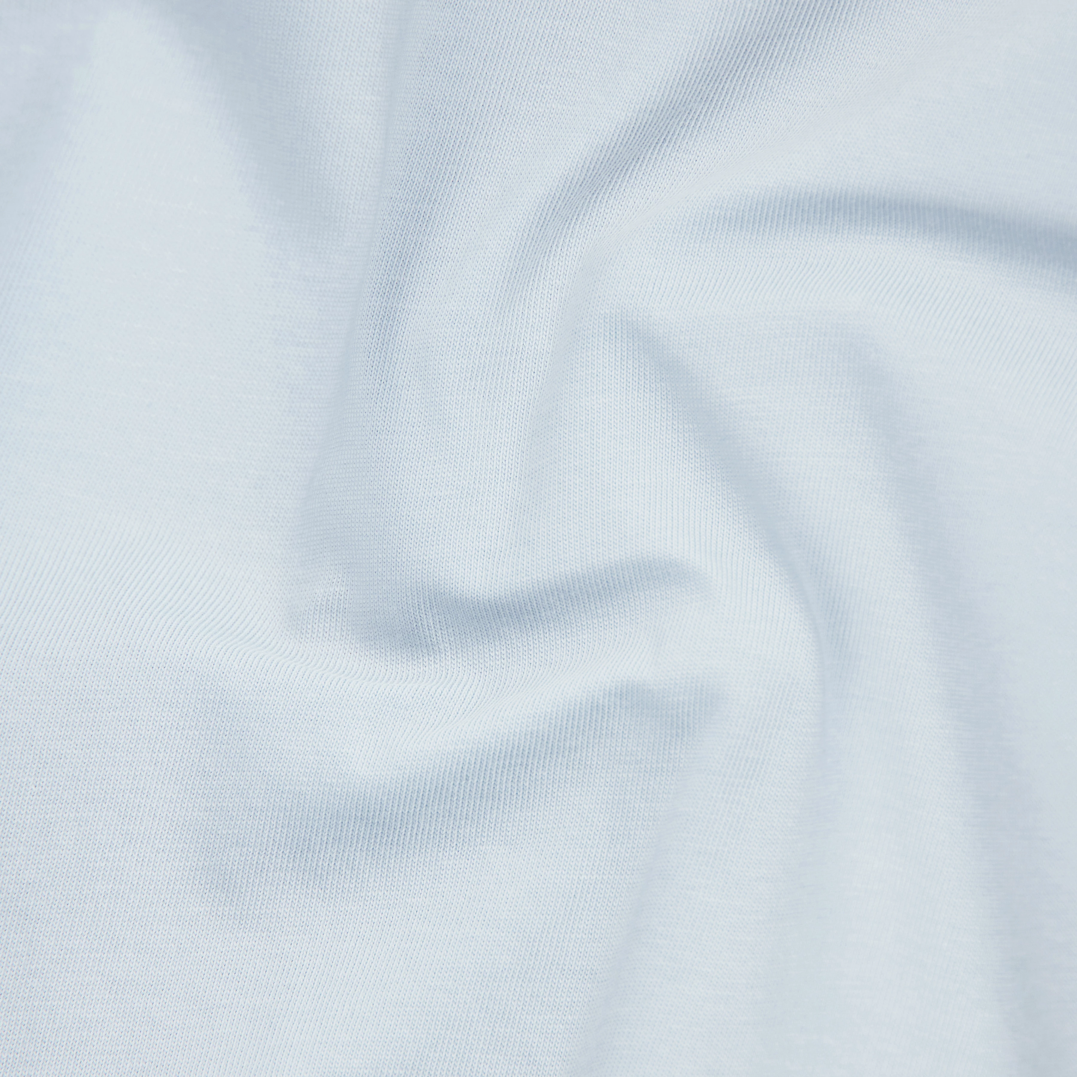 THILO - Relaxed fit T-shirt in pure cotton - men - blue - Materialbild (B2C)