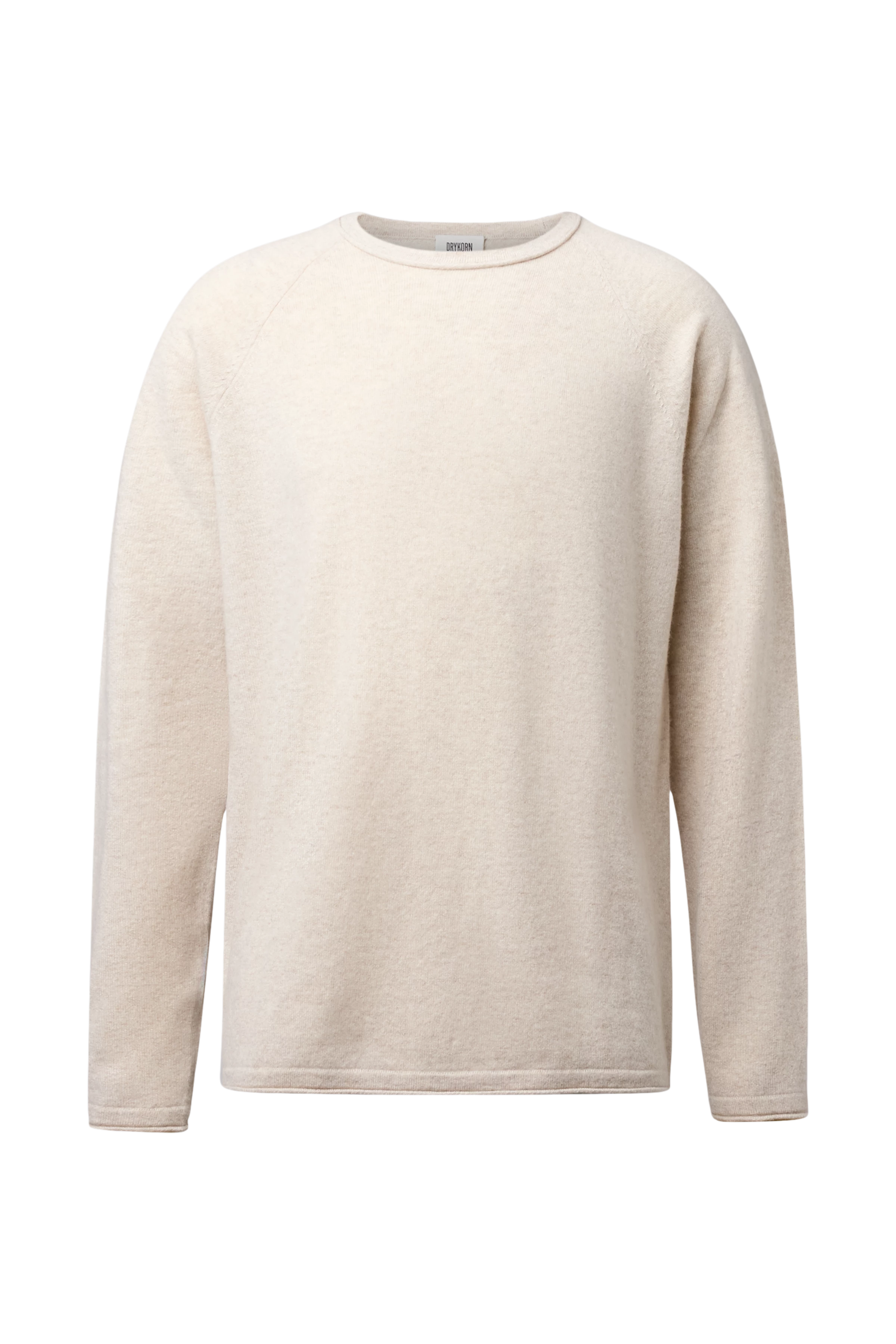 TITZIAN - Long sleeve top in 100% cashmere - men - beige - Freisteller Frontansicht