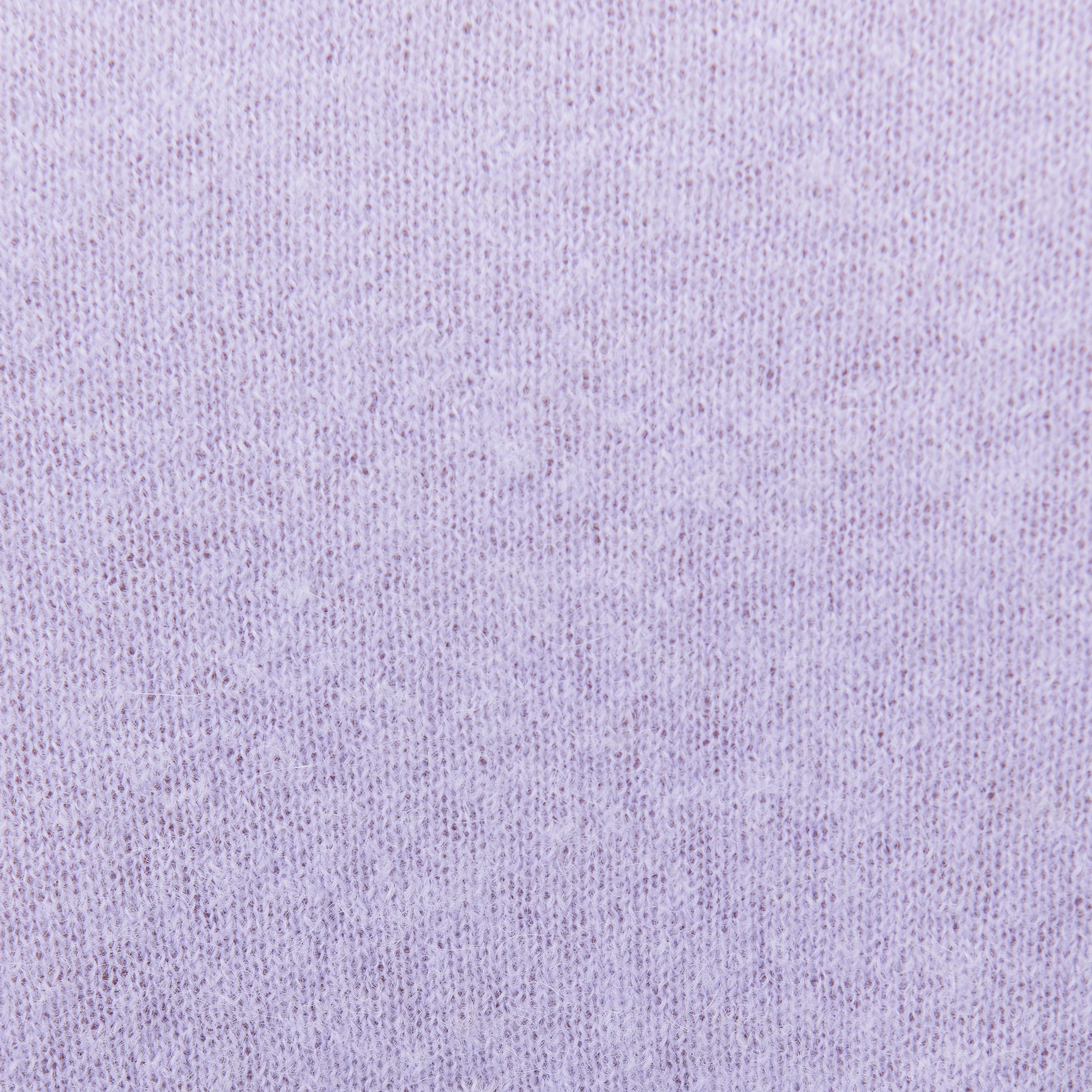 DARYANI - Alpaca-blend cropped cardigan - women - purple - Materialbild (B2C)