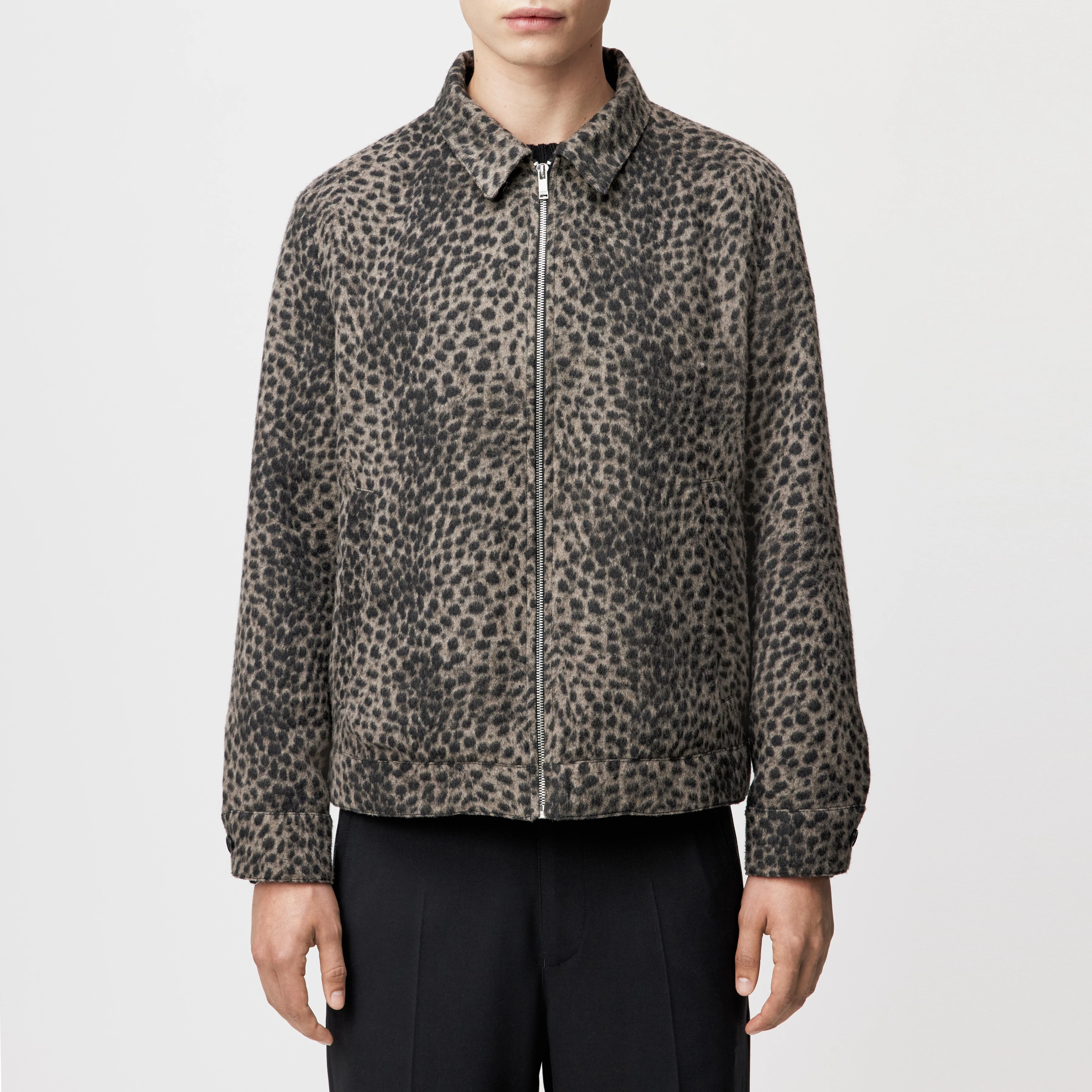 RIKKA_2 - Jacke in Animalmuster - Herren - braun - Frontansicht