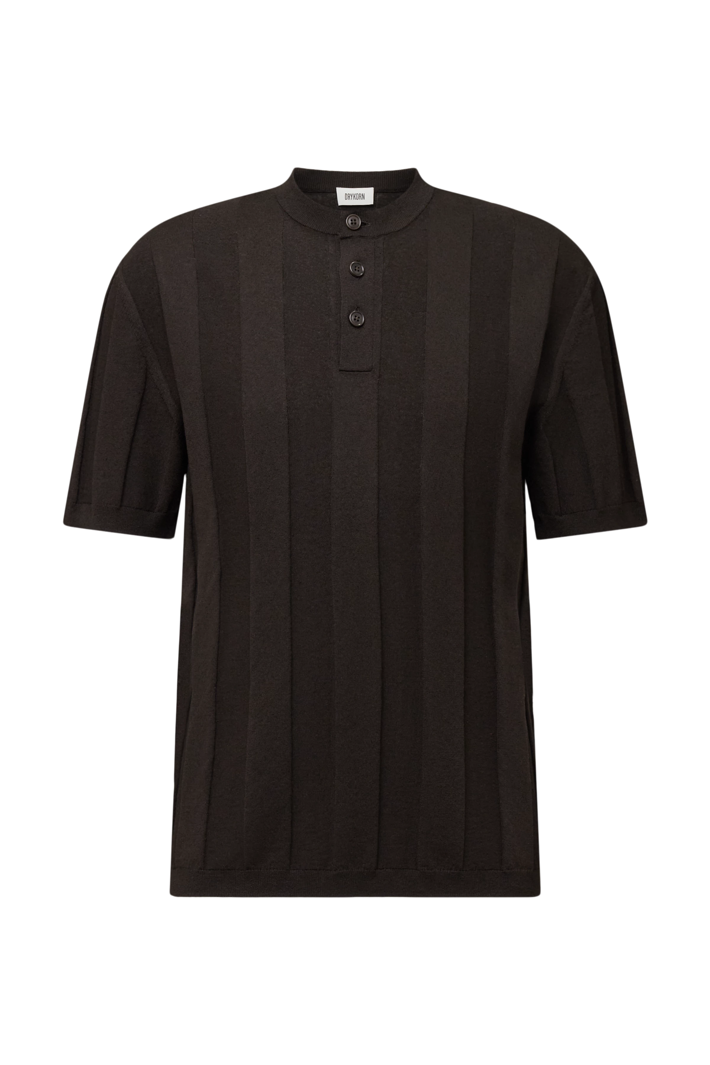 FREEKO - Regular Fit Linen-Cotton Polo Shirt - men - brown - Freisteller Frontansicht