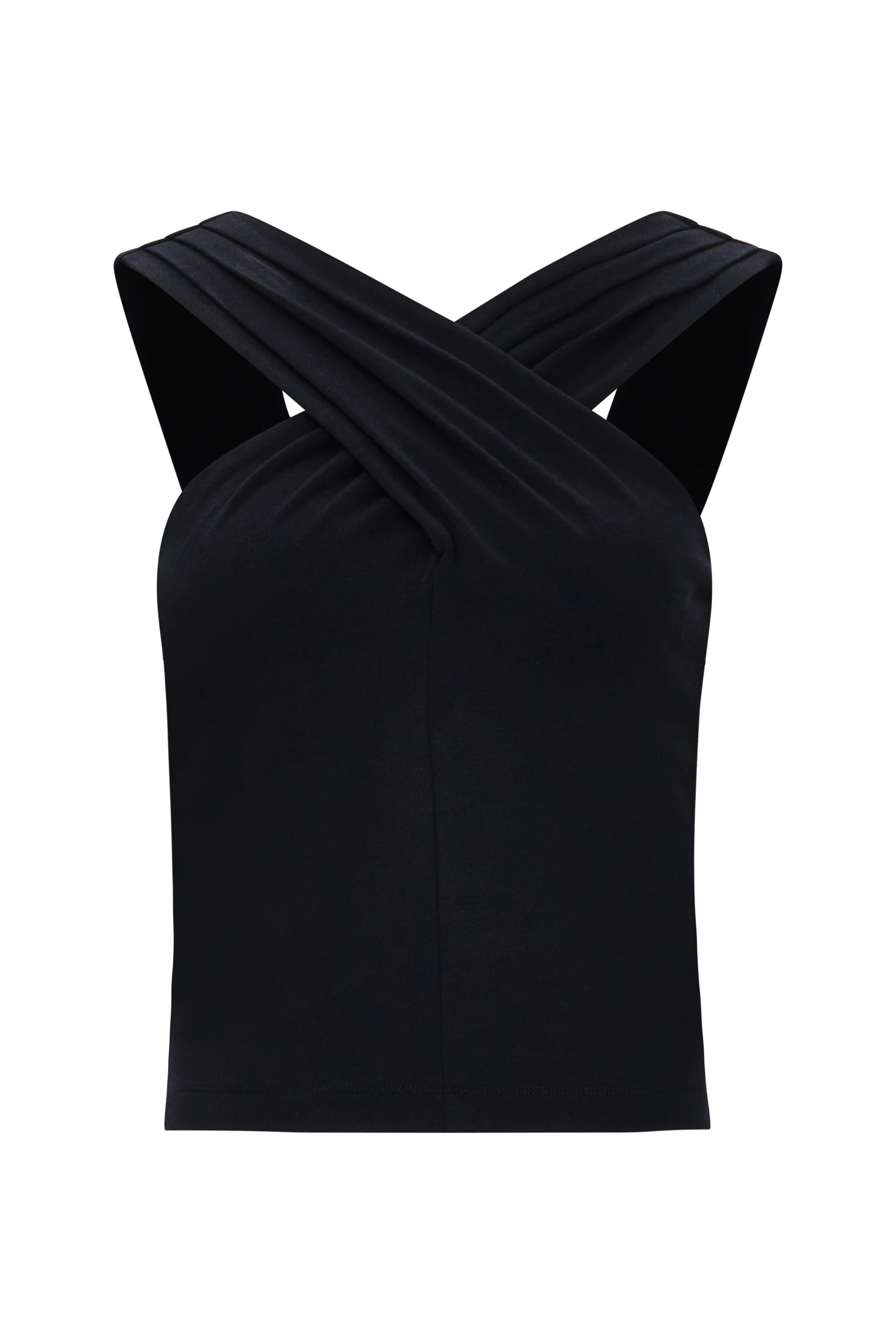 KALANA - slim fit jersey top in a clean lyocell-cotton blend - women - Natural Aluminium - Freisteller Frontansicht
