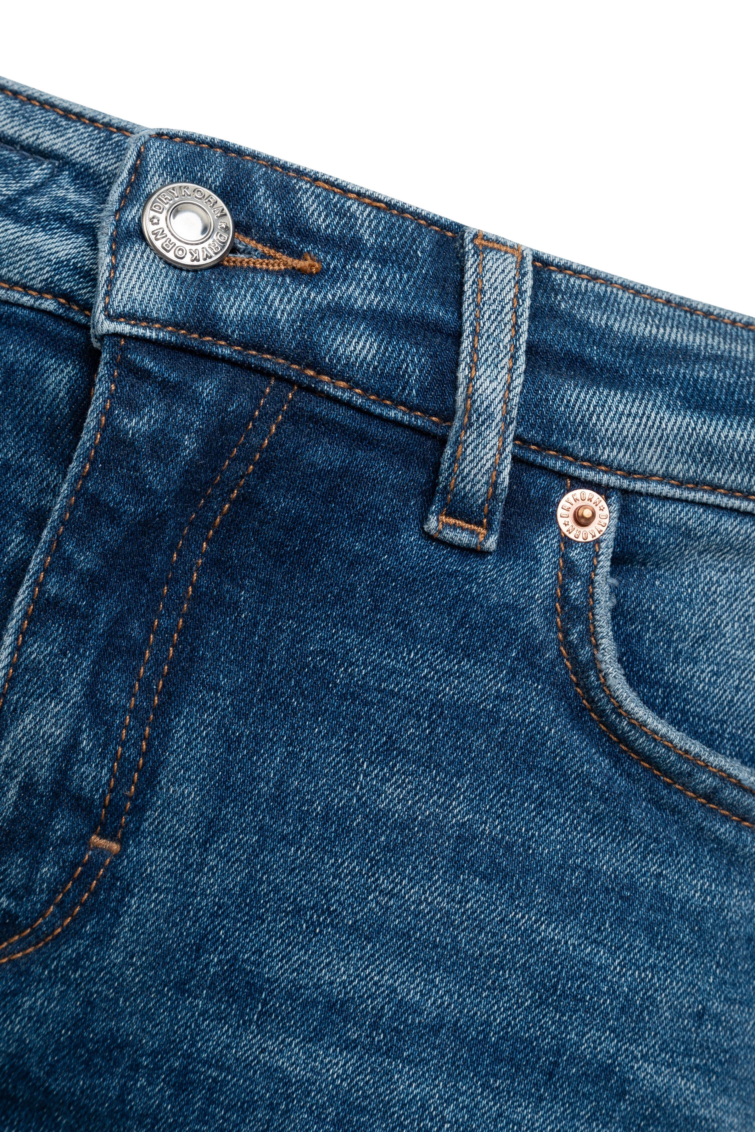 NEED - low-waist skinny denim - Damen - blau - Freisteller Detailansicht