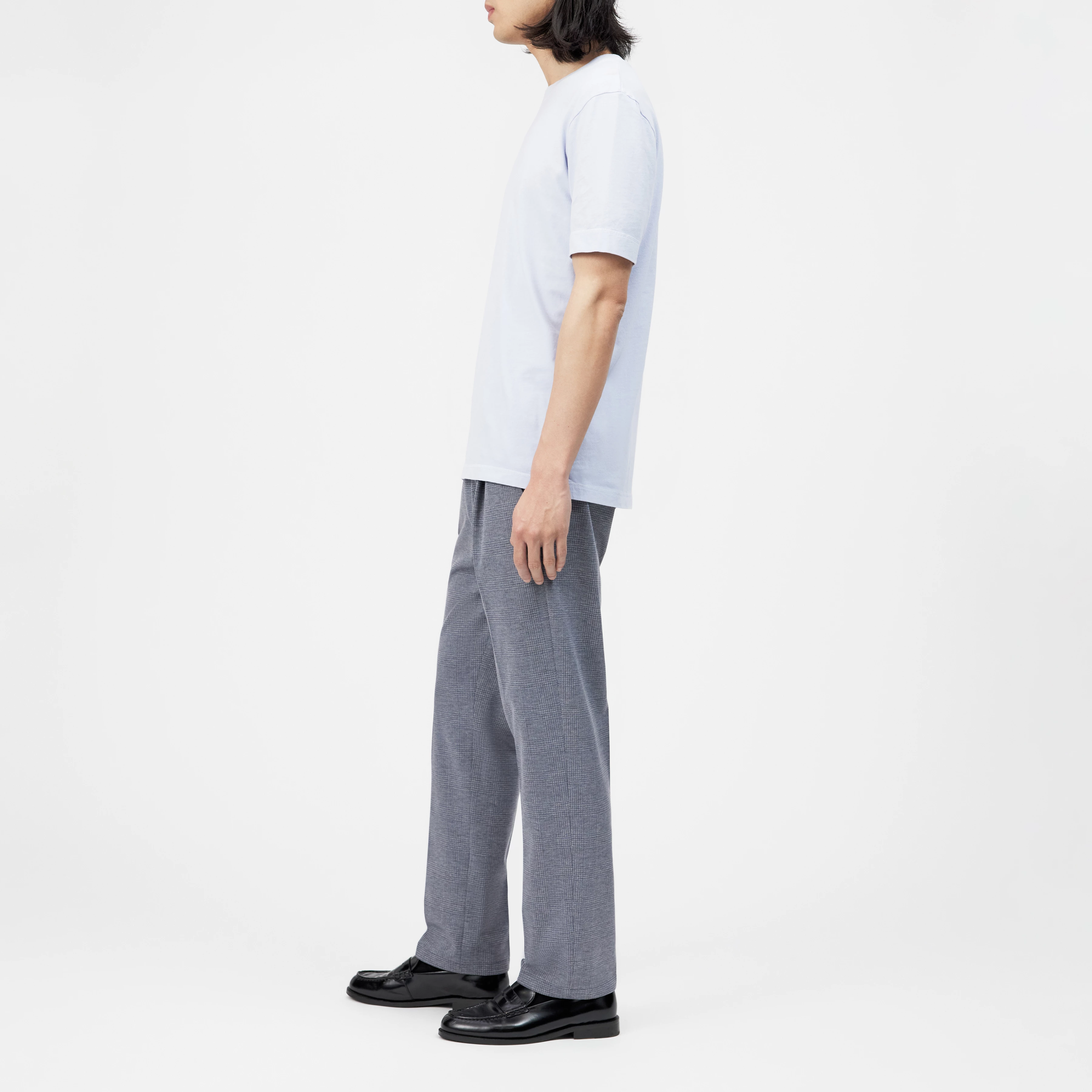 RAPHAEL - T-shirt in washed look - men - purple - Seitenansicht