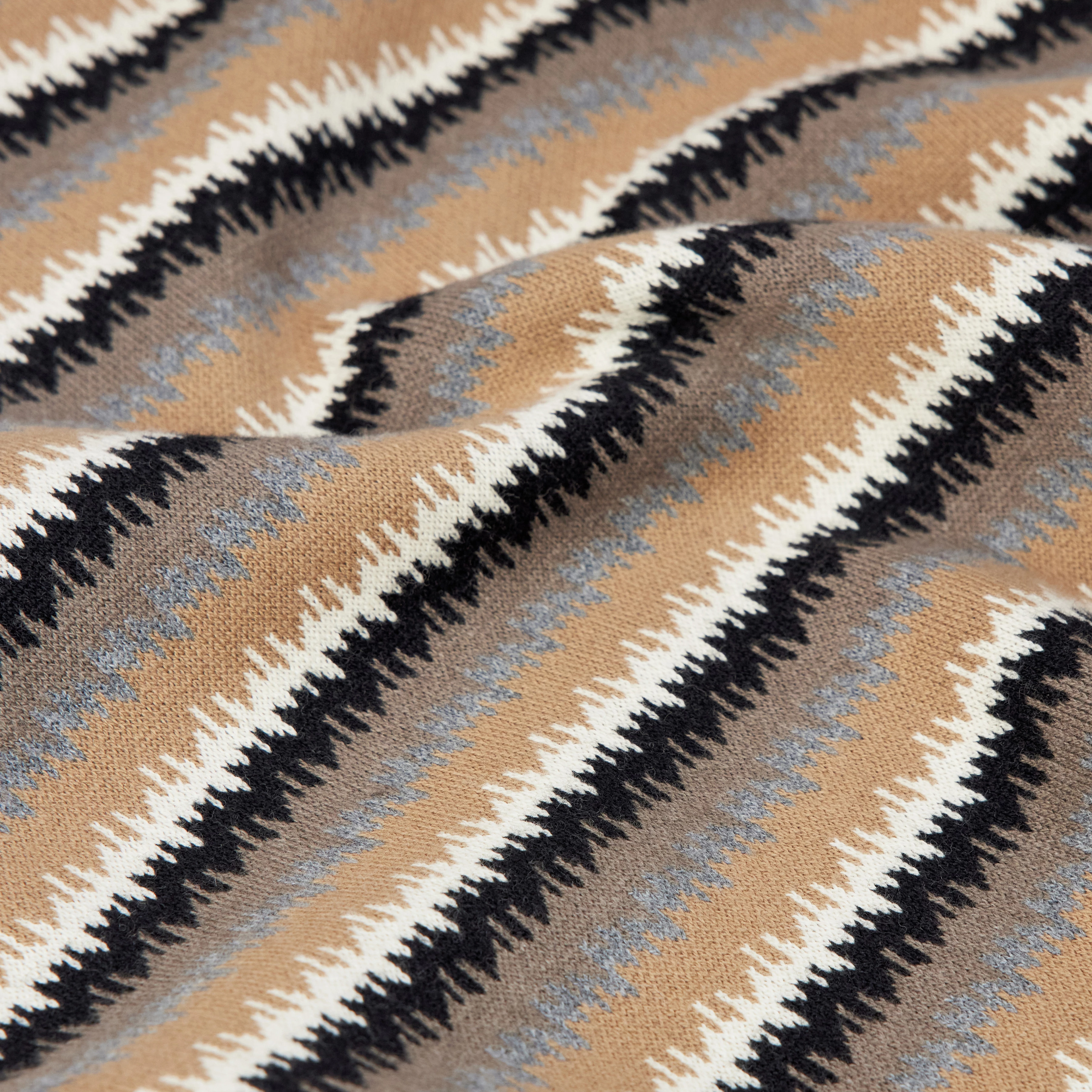 NEELIO - Pullover in Jacquard - Herren - schwarz - Materialbild (B2C)