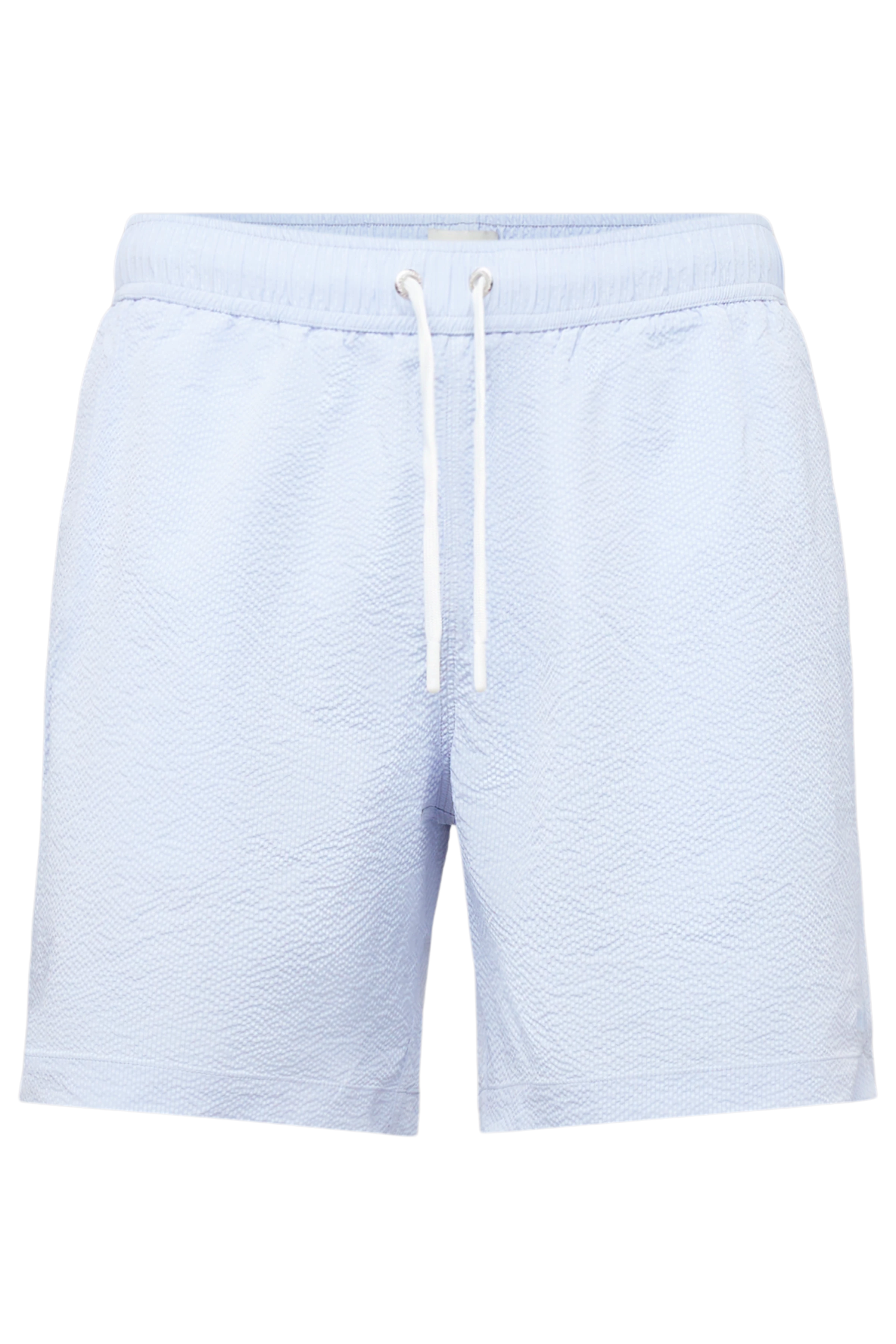 JARON - Short swim trunks with crinkle effect - unisex - blue - Freisteller Frontansicht