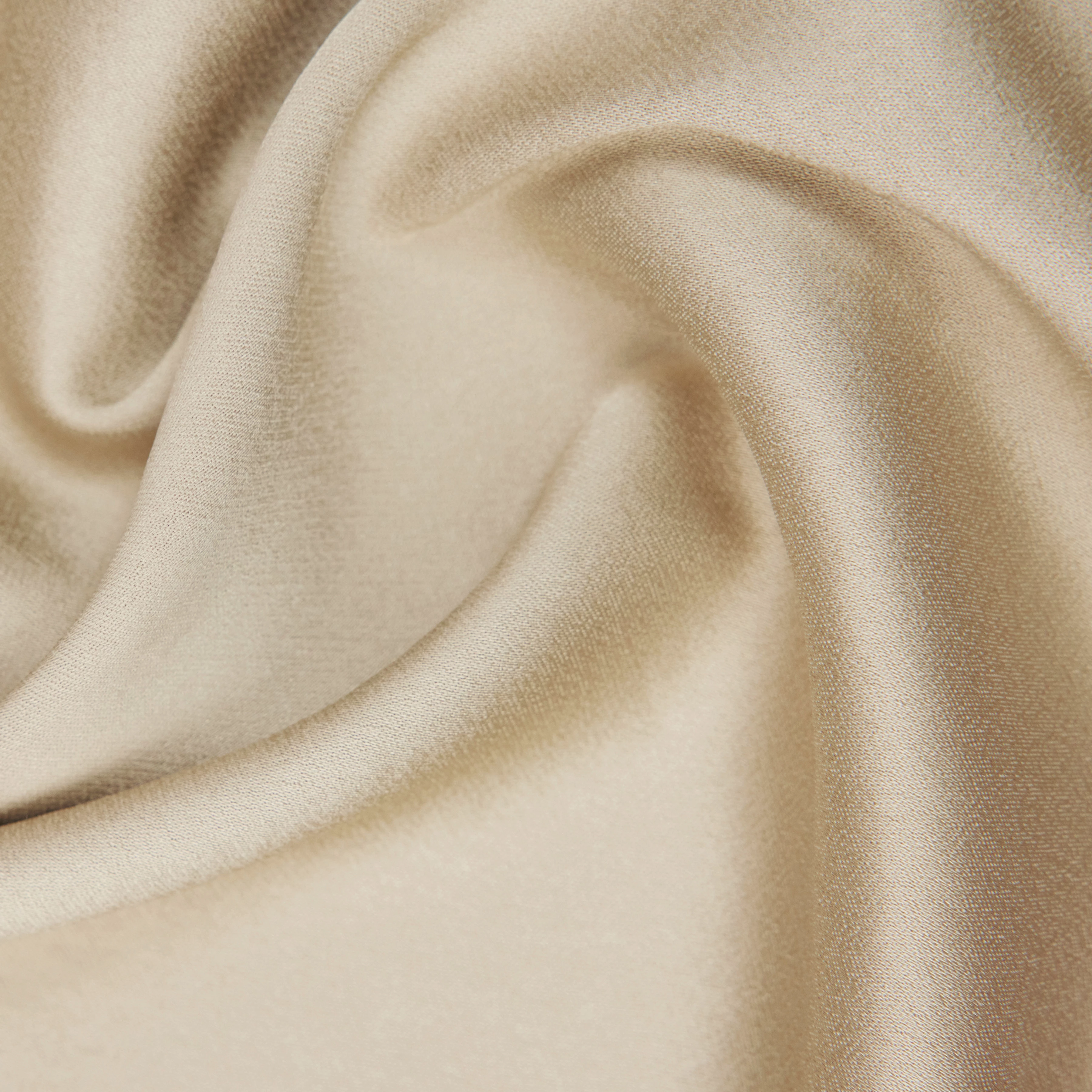 TWEEZER - Wide trousers in satin - women - beige - Materialbild (B2C)