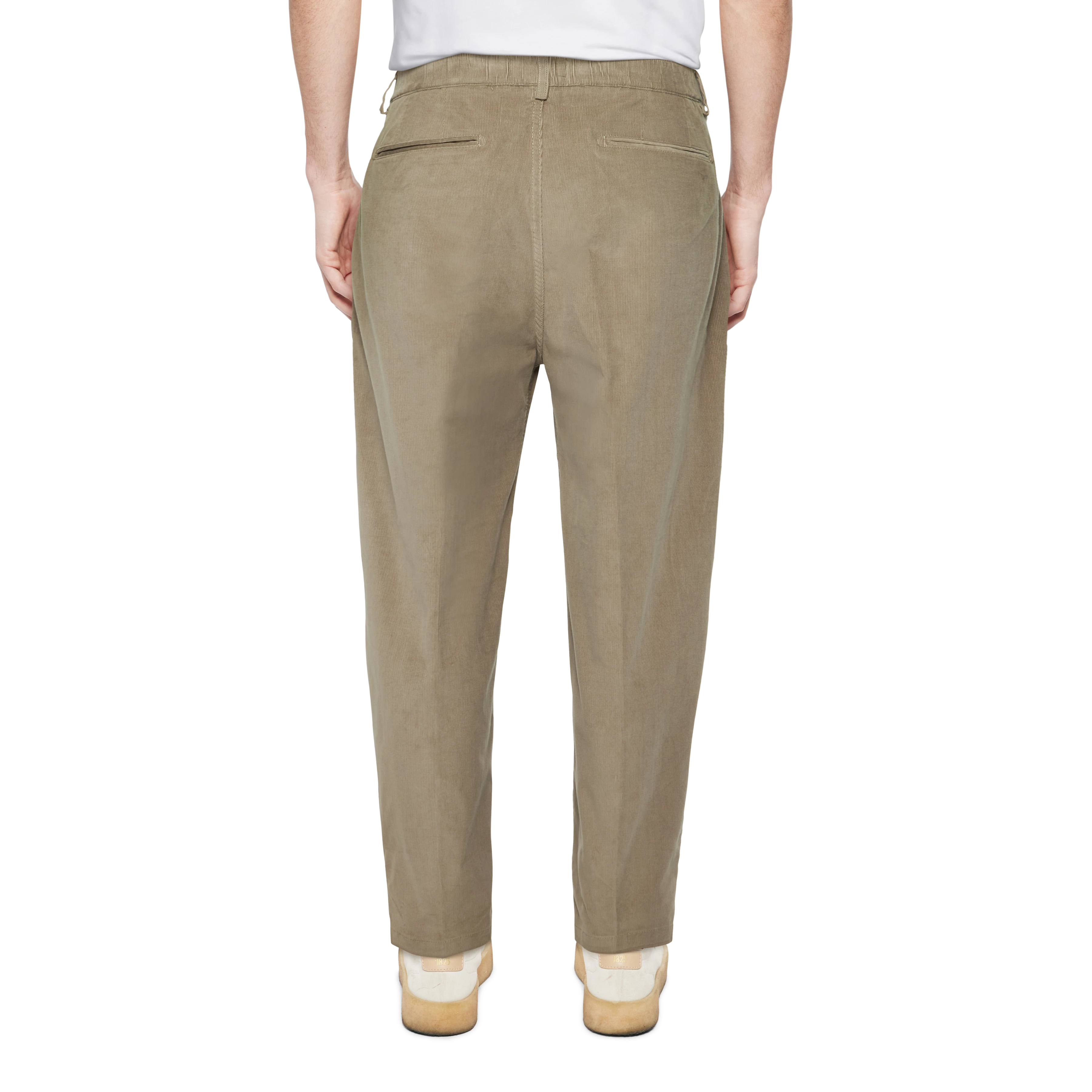 KARYKO - Chinos in corduroy - men - brown - Rückansicht