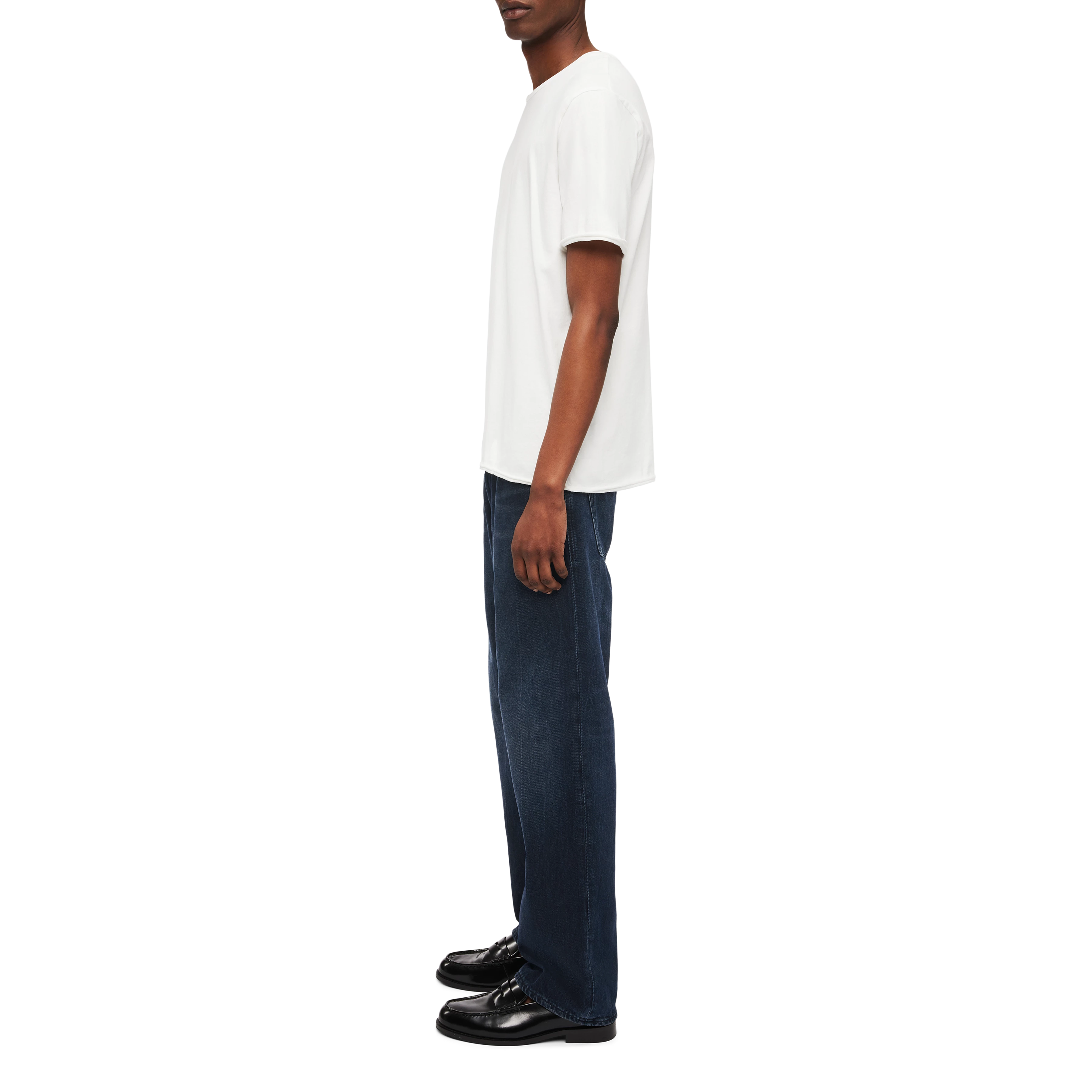 KENDRICK_2 - Loose T-shirt in soft jersey - men - off white - Seitenansicht